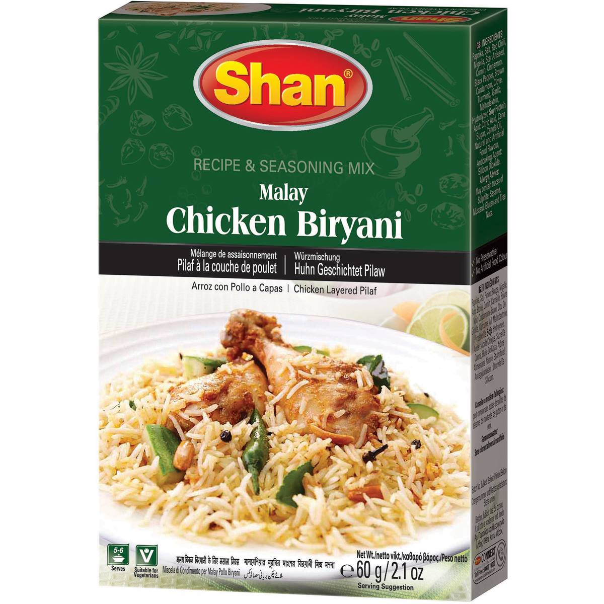 Recipe & Seasoning Mix, Malay Chicken Biryani