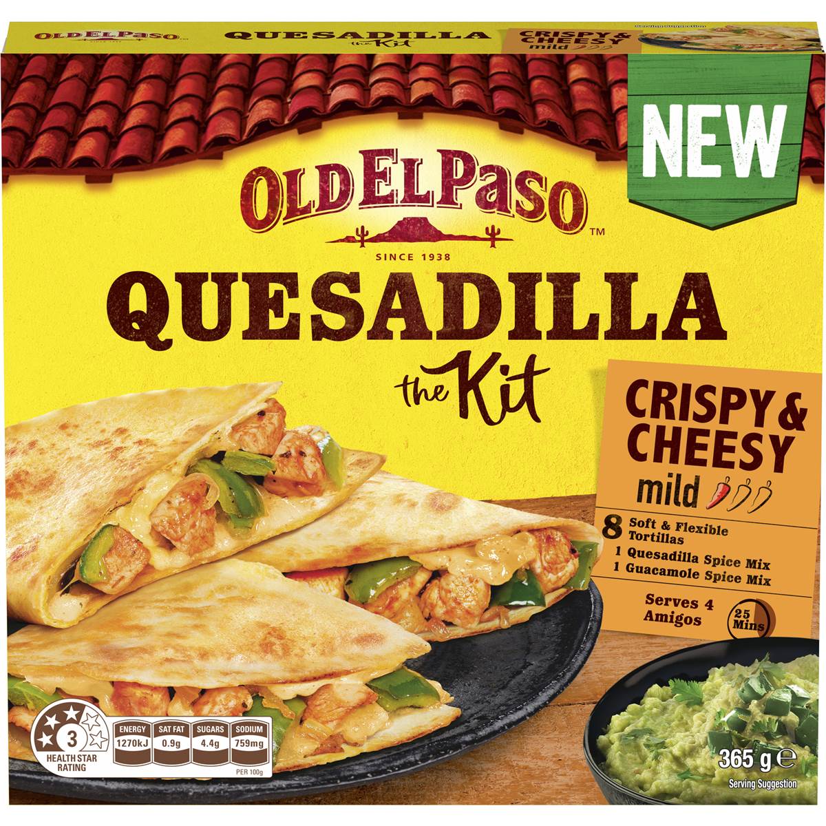 Old El Paso Quesadilla Kit 365g | Woolworths