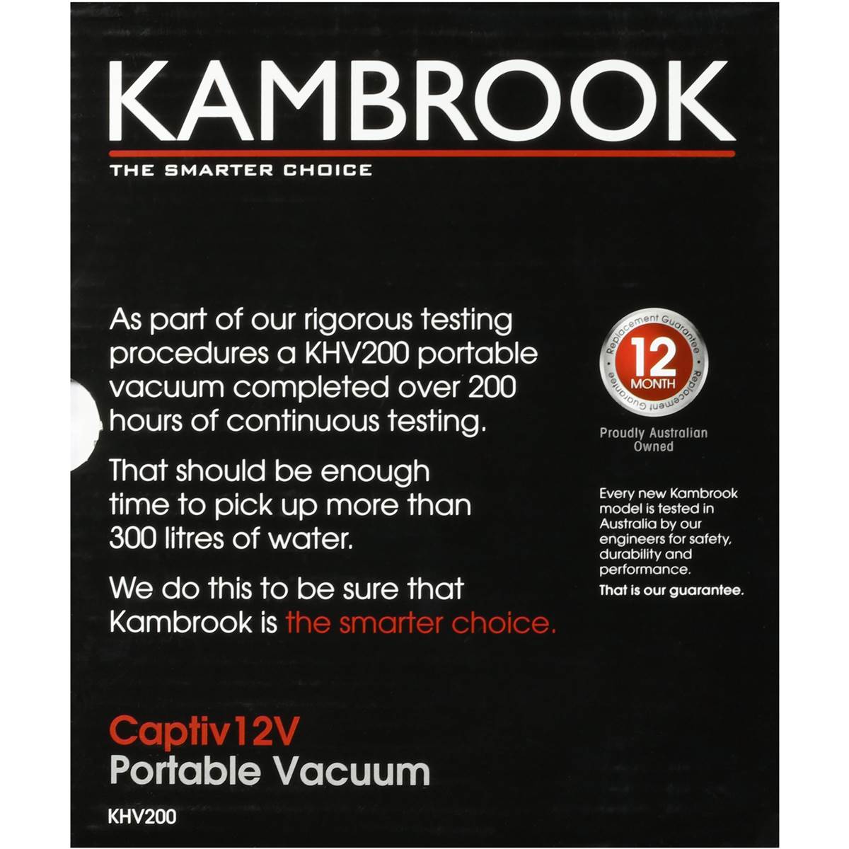 Kambrook Vacuum Cleaner Wet And Dry each Woolworths