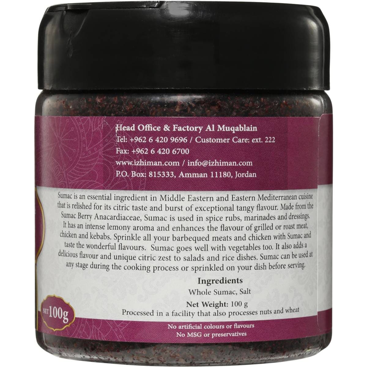 Izhiman Sumac Spice Blend 100g Woolworths