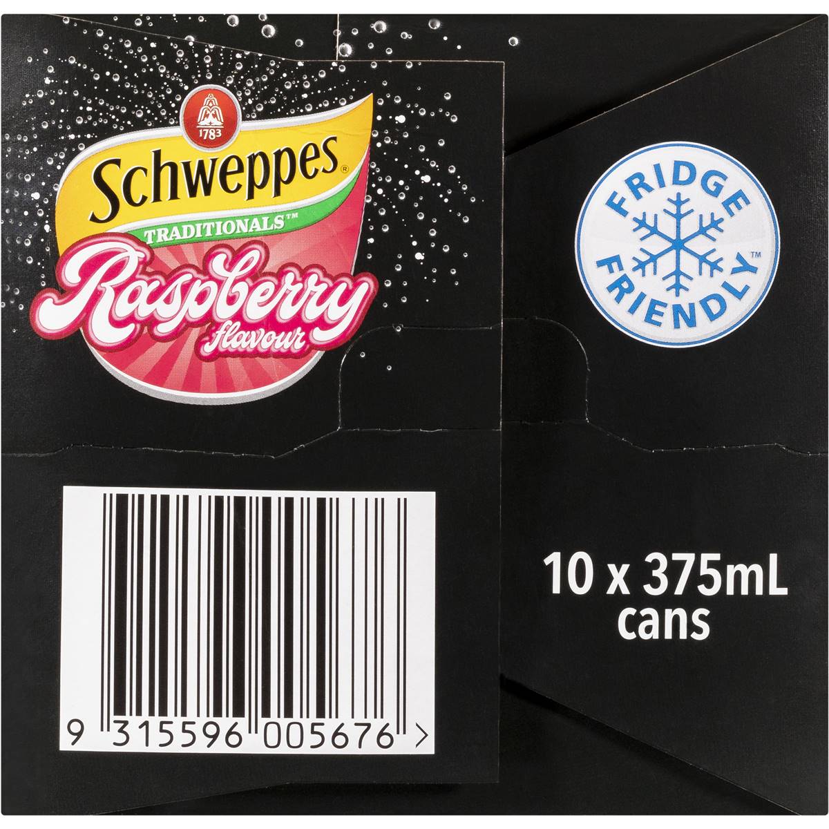 Schweppes Traditional Raspberry Soft Drink Cans Multipack 375ml X 10 ...