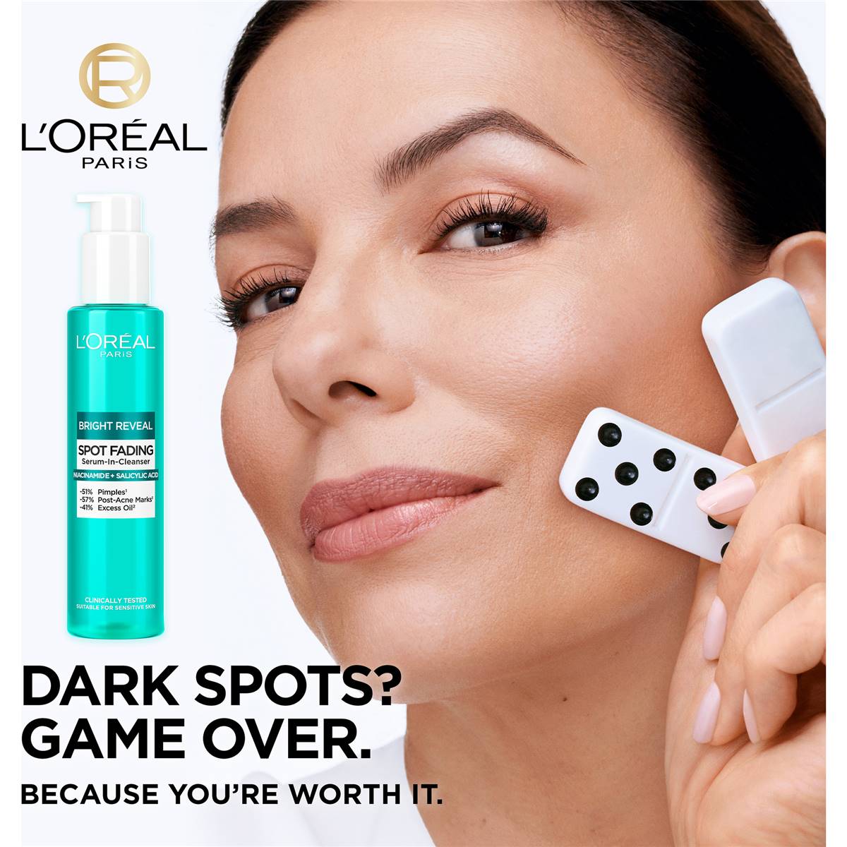 Loreal Bright Reveal Spot Fading Serum-in-cleanser 150ml | Woolworths
