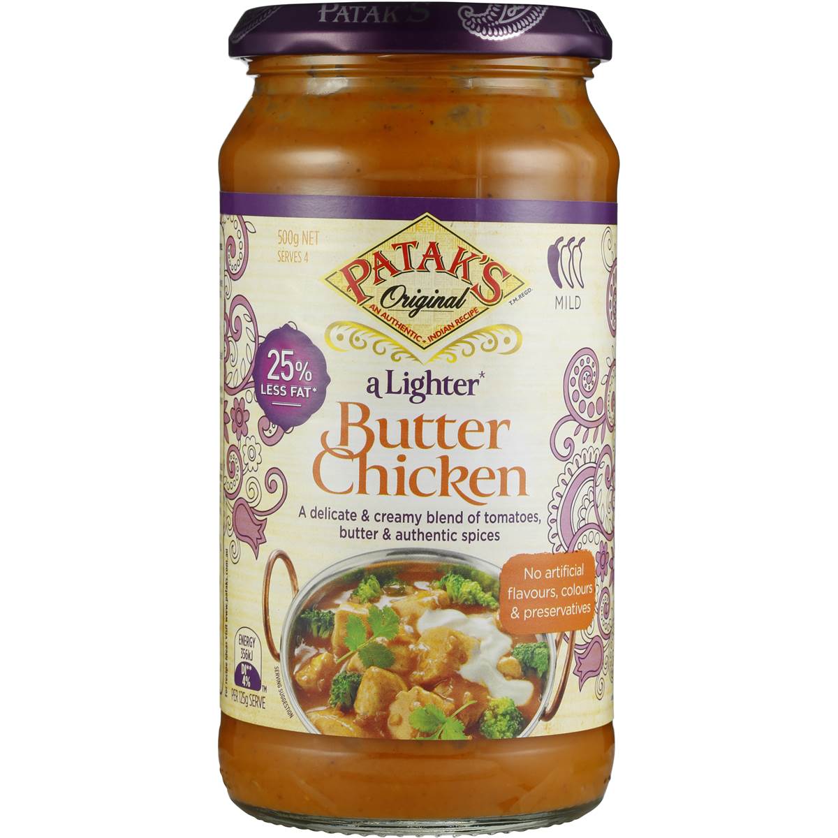 Patak's Light Butter Chicken Sauce 500g | Woolworths