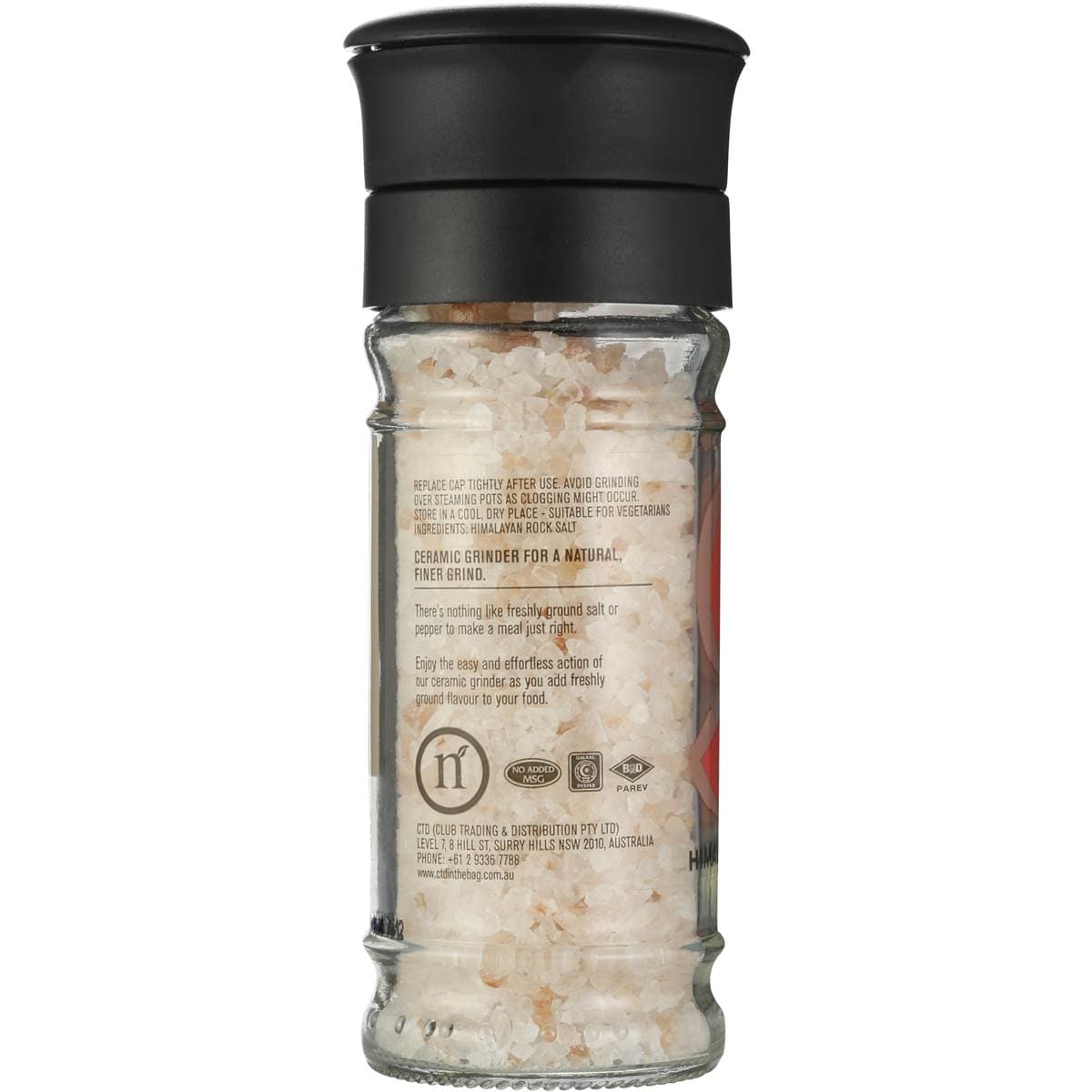 Natural Ceramic Grinder Himalayan Rock Salt 100g Woolworths