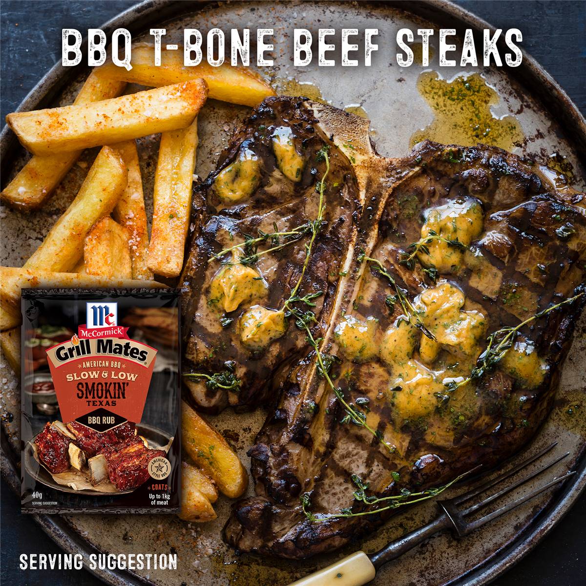 Mccormick Grill Mates Smokin Texas American Bbq Rub 40g Woolworths