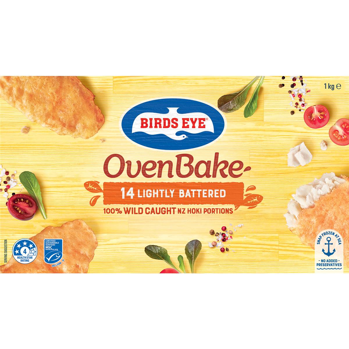 Birds Eye Oven Bake Fish Original Crumb 1kg Woolworths