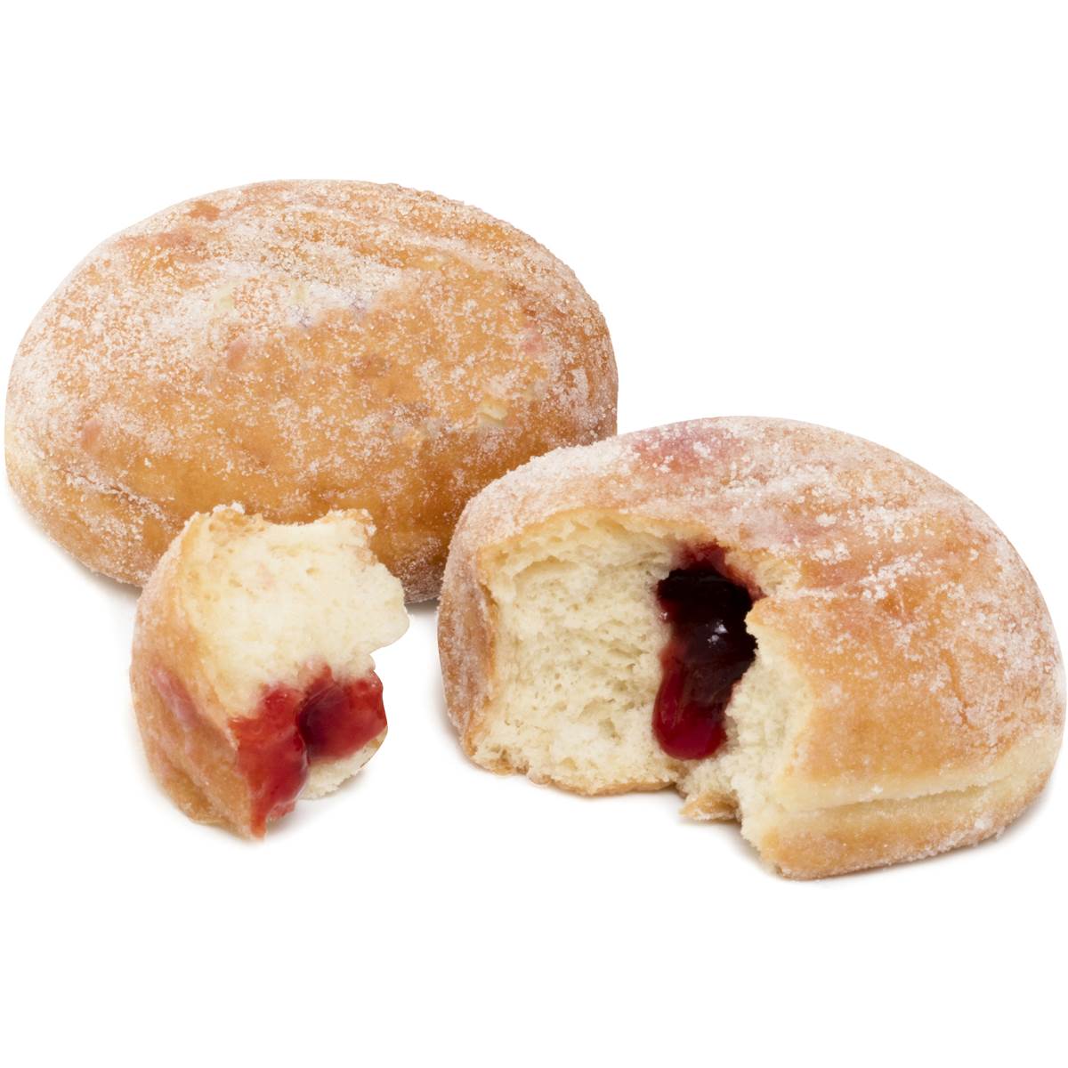 Donut Sugared Jam Ball Single