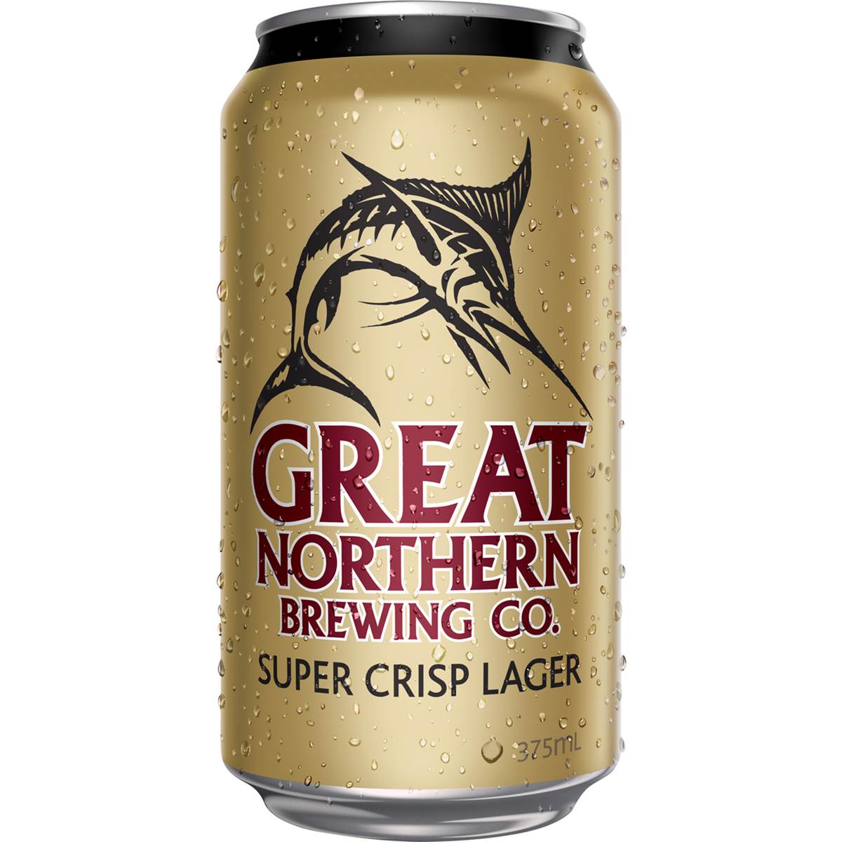 Great Northern Brewing Co Super Crisp Lager Cans 30x375ml case Woolworths