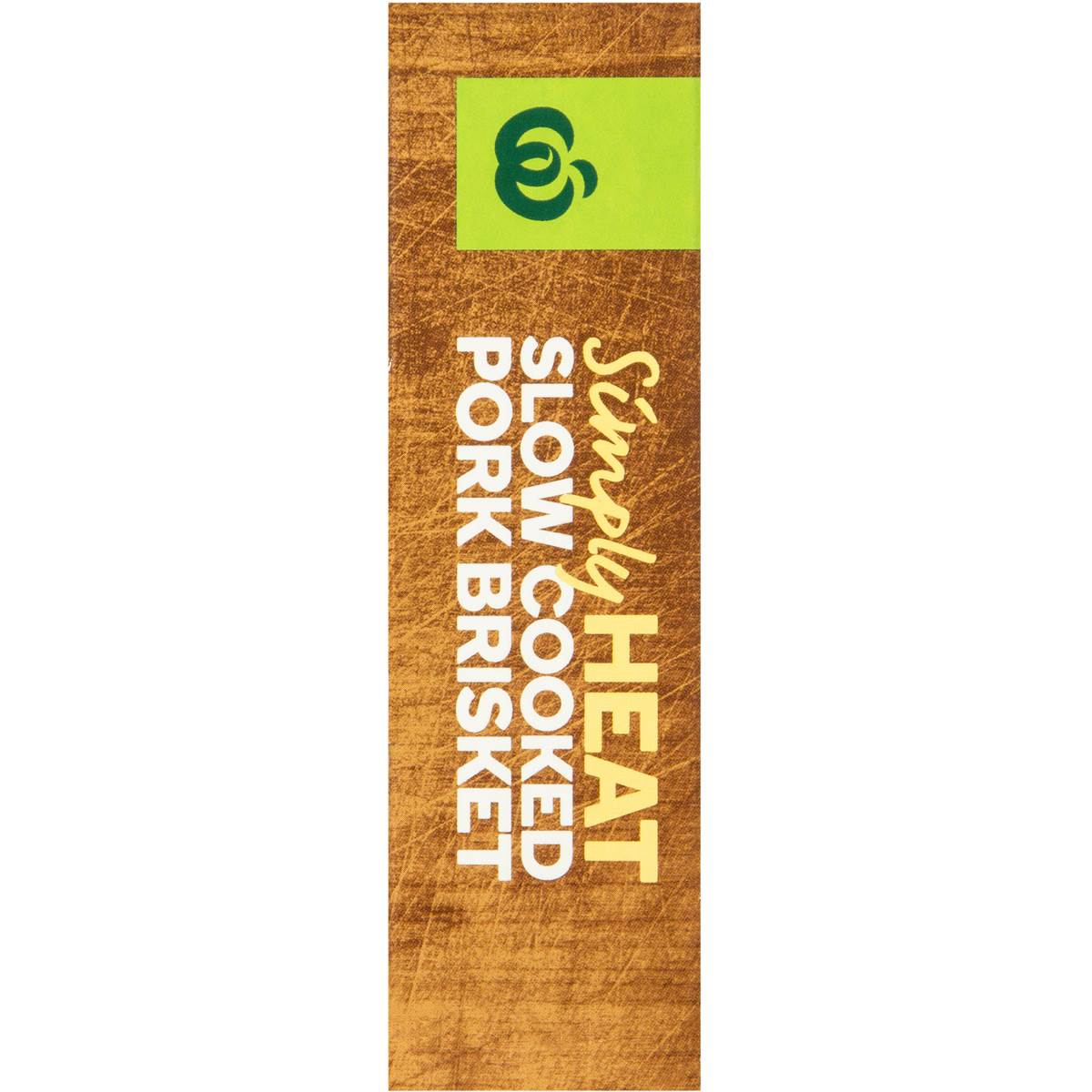 Woolworths Simply Heat Slow Cook Pork Brisket With Rum Bbq Sauce 500g