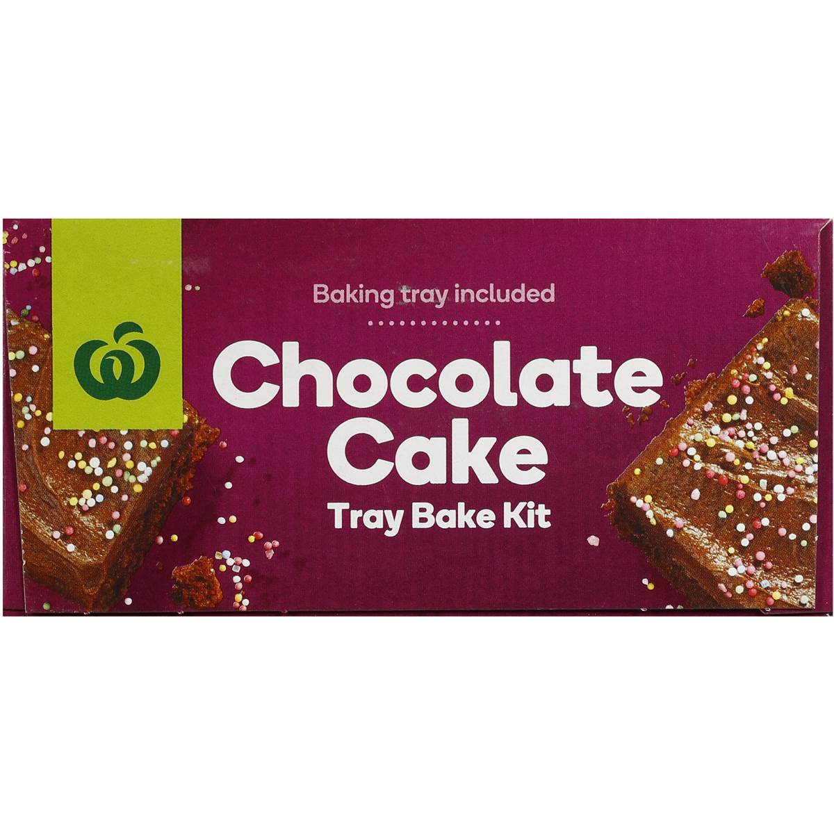 Woolworths Chocolate Cake Tray Bake Kit 535g Woolworths