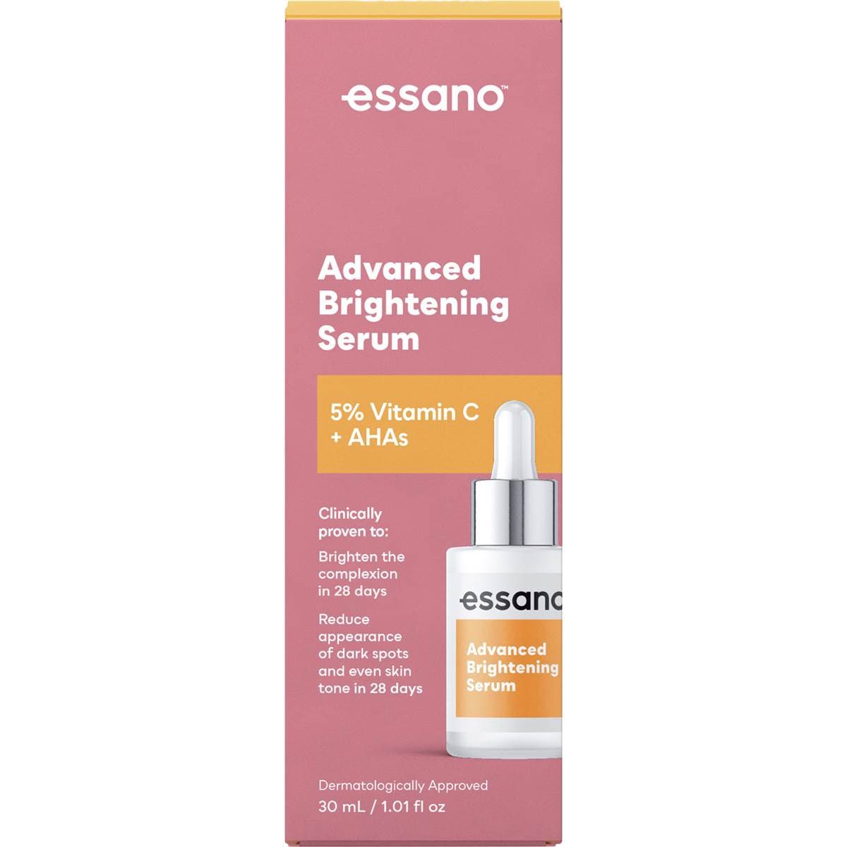 Essano Advanced Brightening Serum With Vitamin C 30ml Woolworths