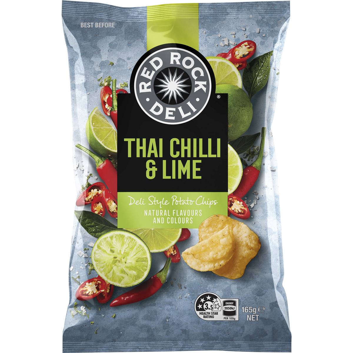Red Rock Deli Thai Chilli & Lime 165g Woolworths
