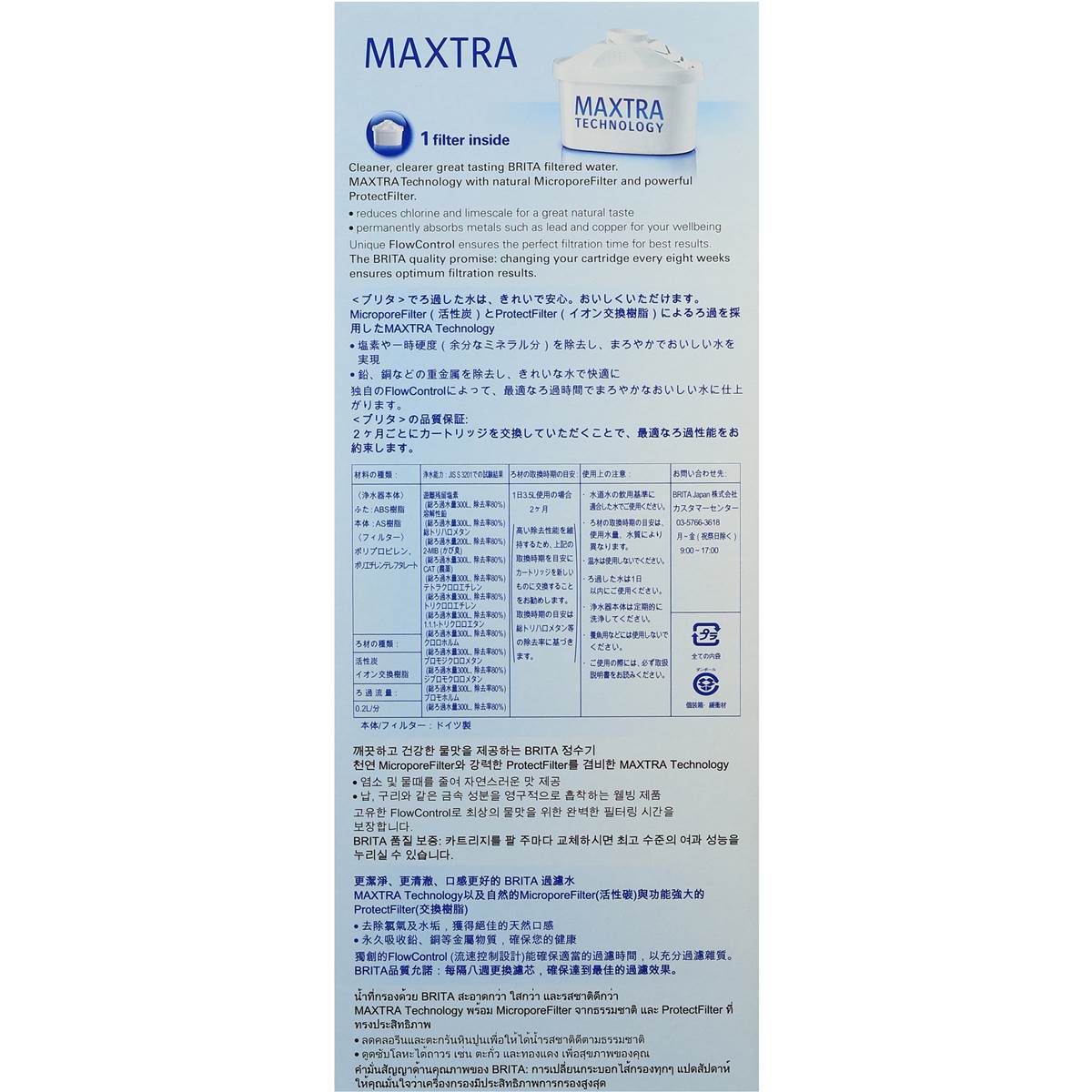 Brita Marella Jug Light Blue 2.5l Each Woolworths