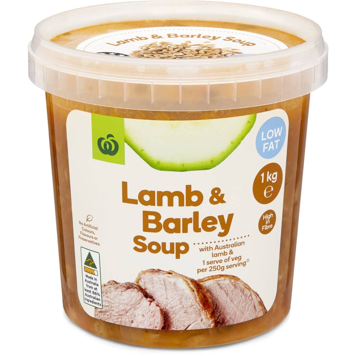 Woolworths Select Lamb And Barley Soup Low Fat 1l Woolworths