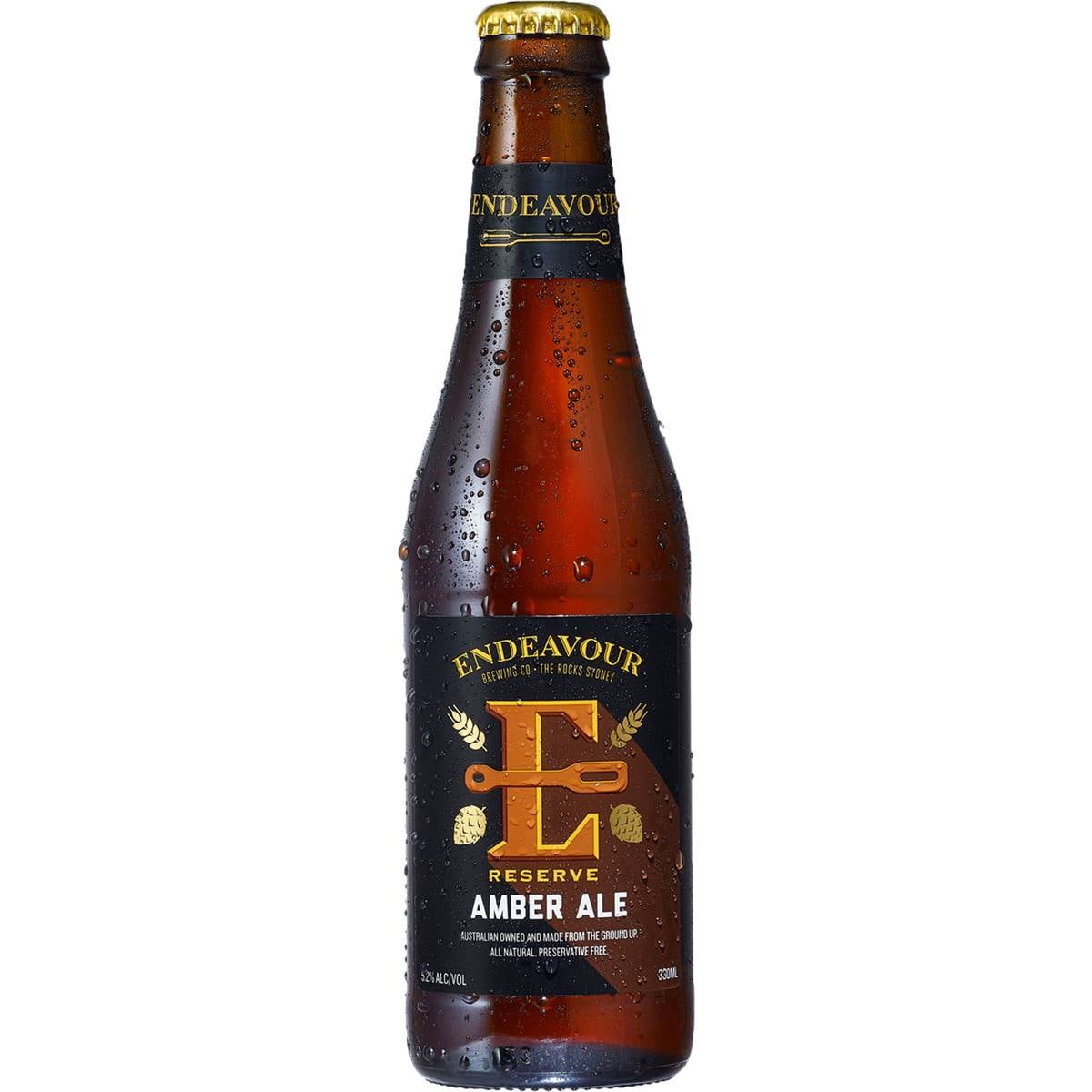Endeavour Reserve Amber Ale Bottle 330ml Woolworths