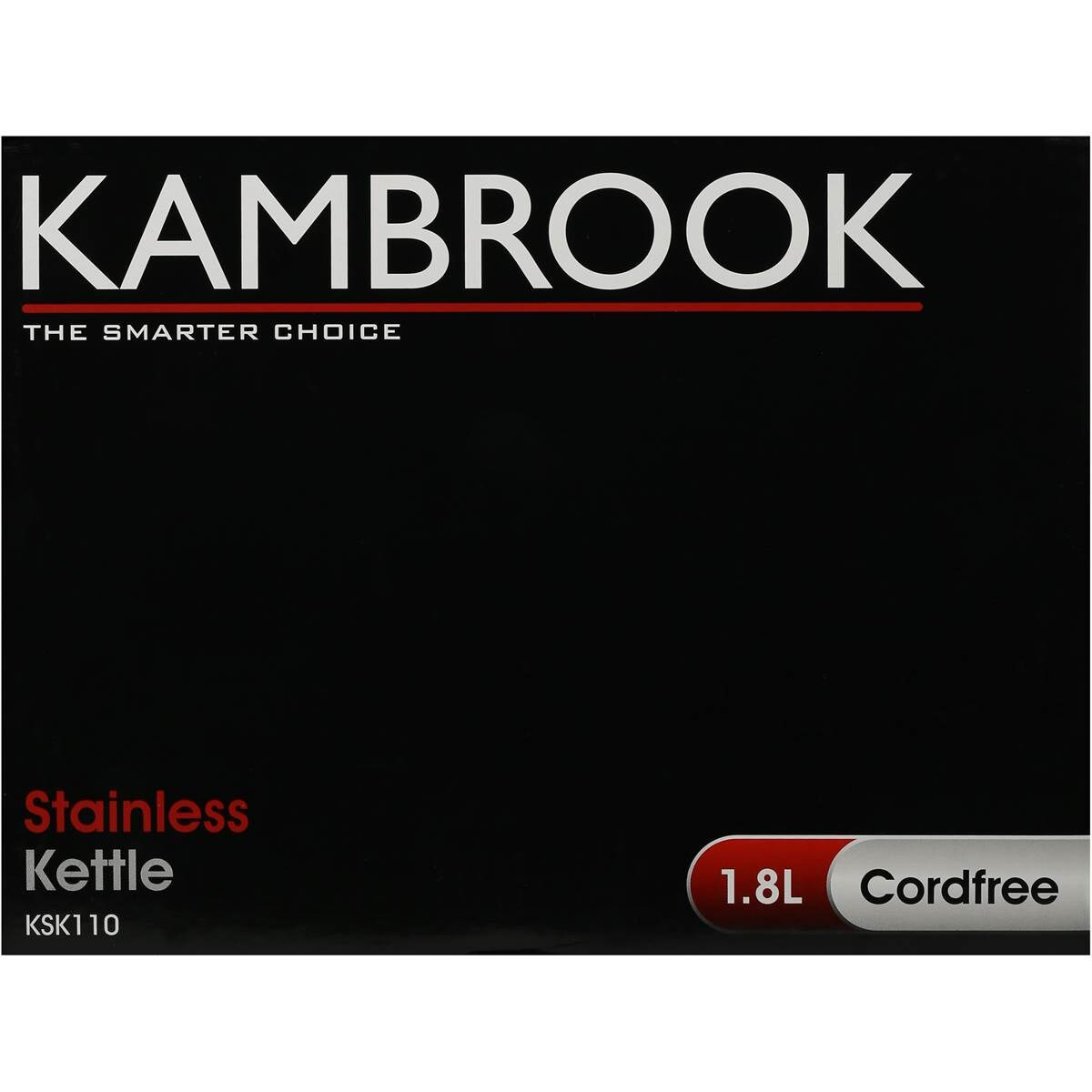 Kambrook Kettle Stainless Steel 1.8l each Woolworths