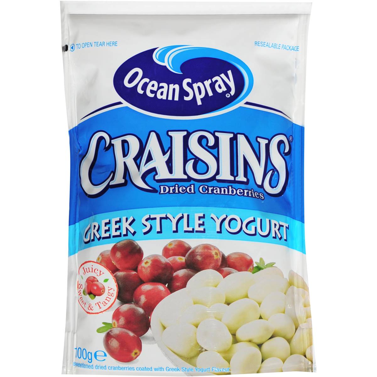 Ocean Spray Craisins Greek Yoghurt 100g Woolworths