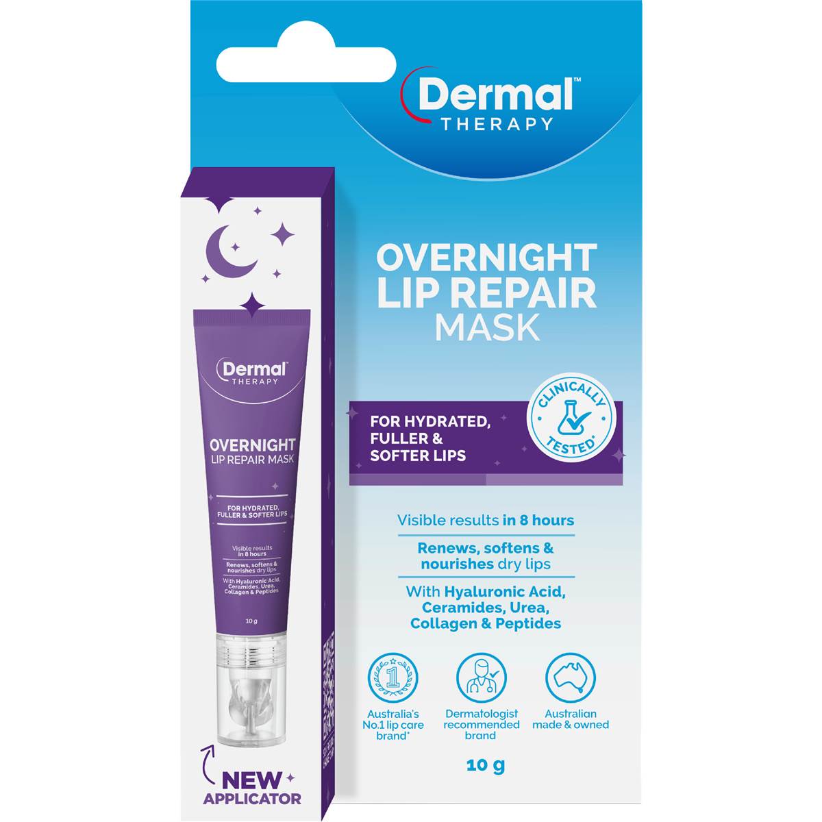 Dermal Therapy Overnight Lip Repair Hydrating Mask 10g