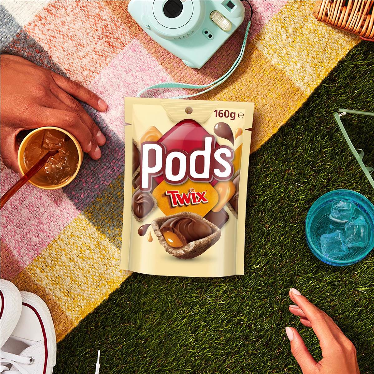 Pods Pods Twix Chocolate Snack & Share Bag 160g Woolworths
