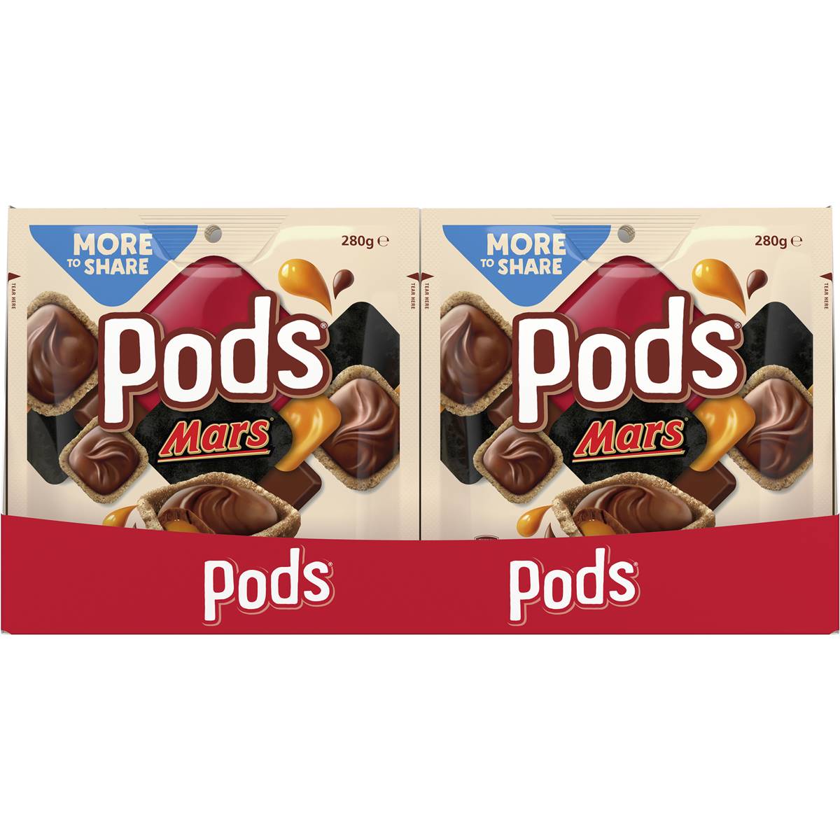 Mars Pods Chocolate Large Bag 280g Woolworths