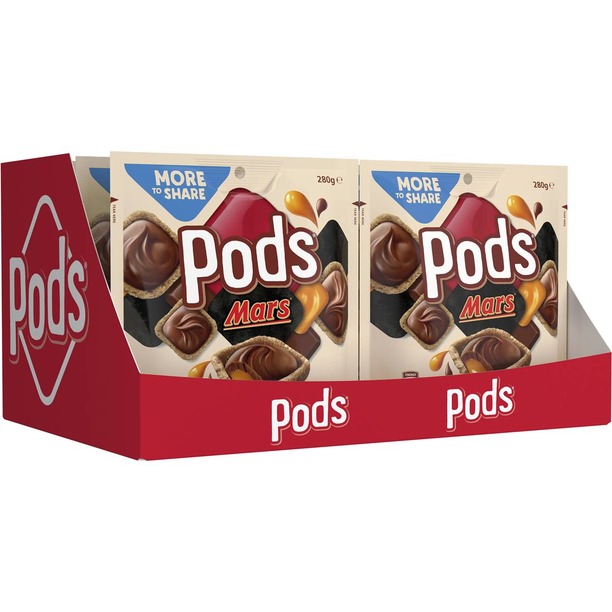 Mars Pods Chocolate Large Bag 280g Woolworths