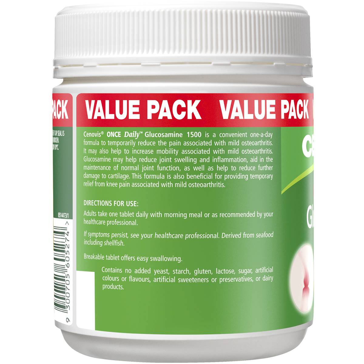 Cenovis Glucosamine 1500mg 200 Tablets Woolworths