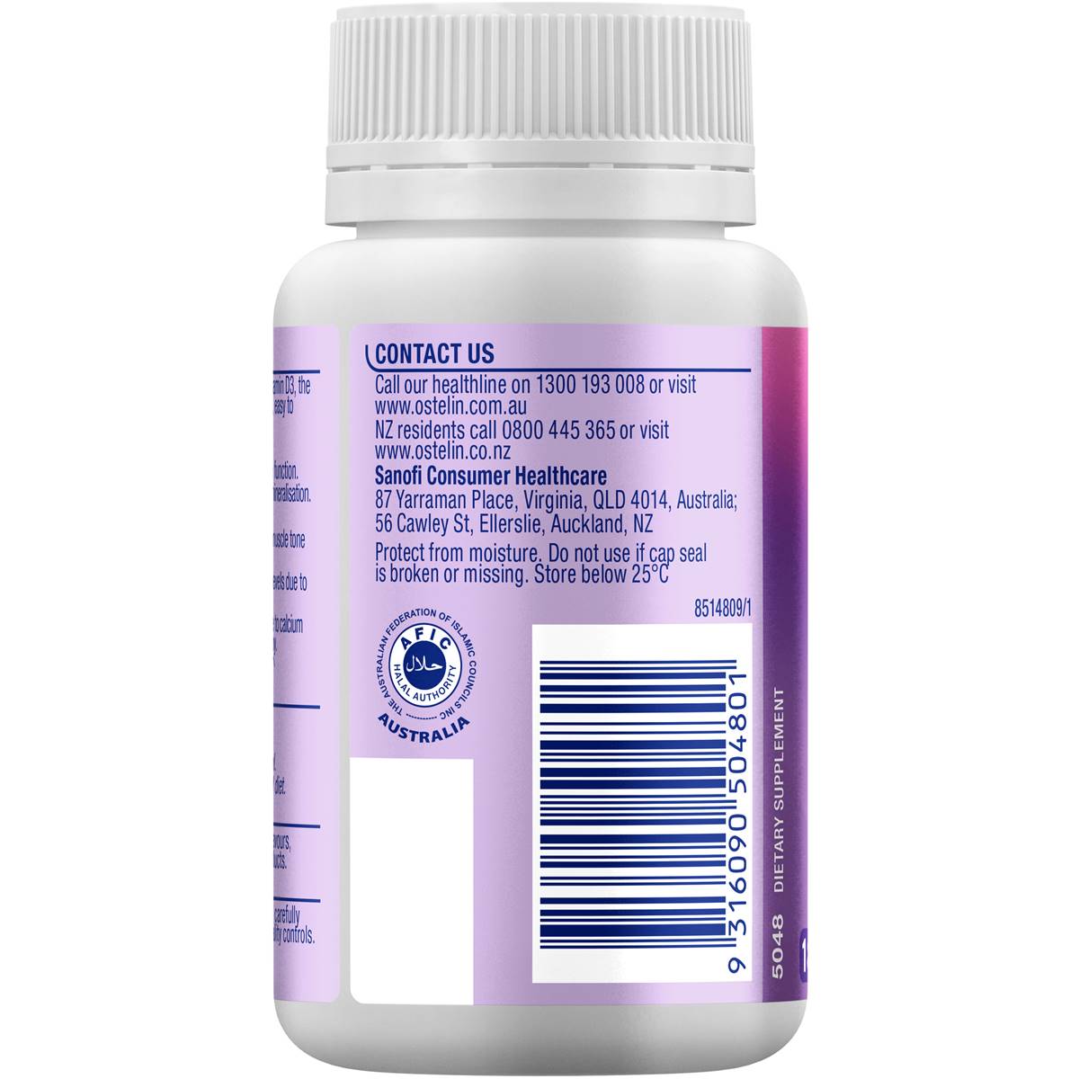 Ostelin Vitamin D 180 Capsules Woolworths