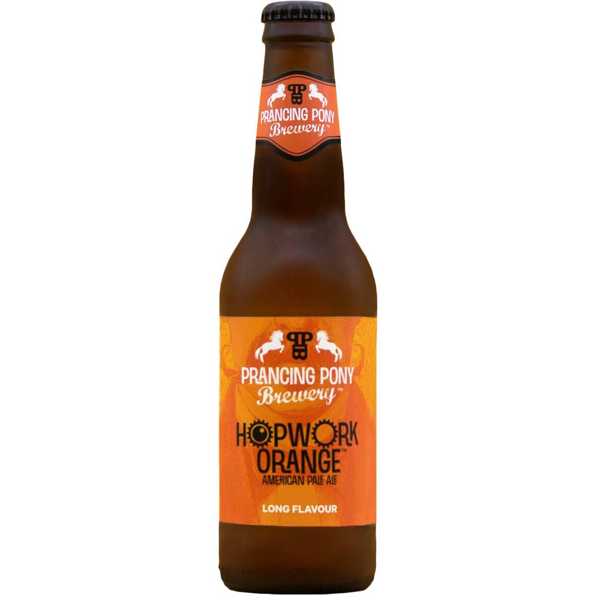 Prancing Pony Hopwork Orange American Pale Ale Bottle