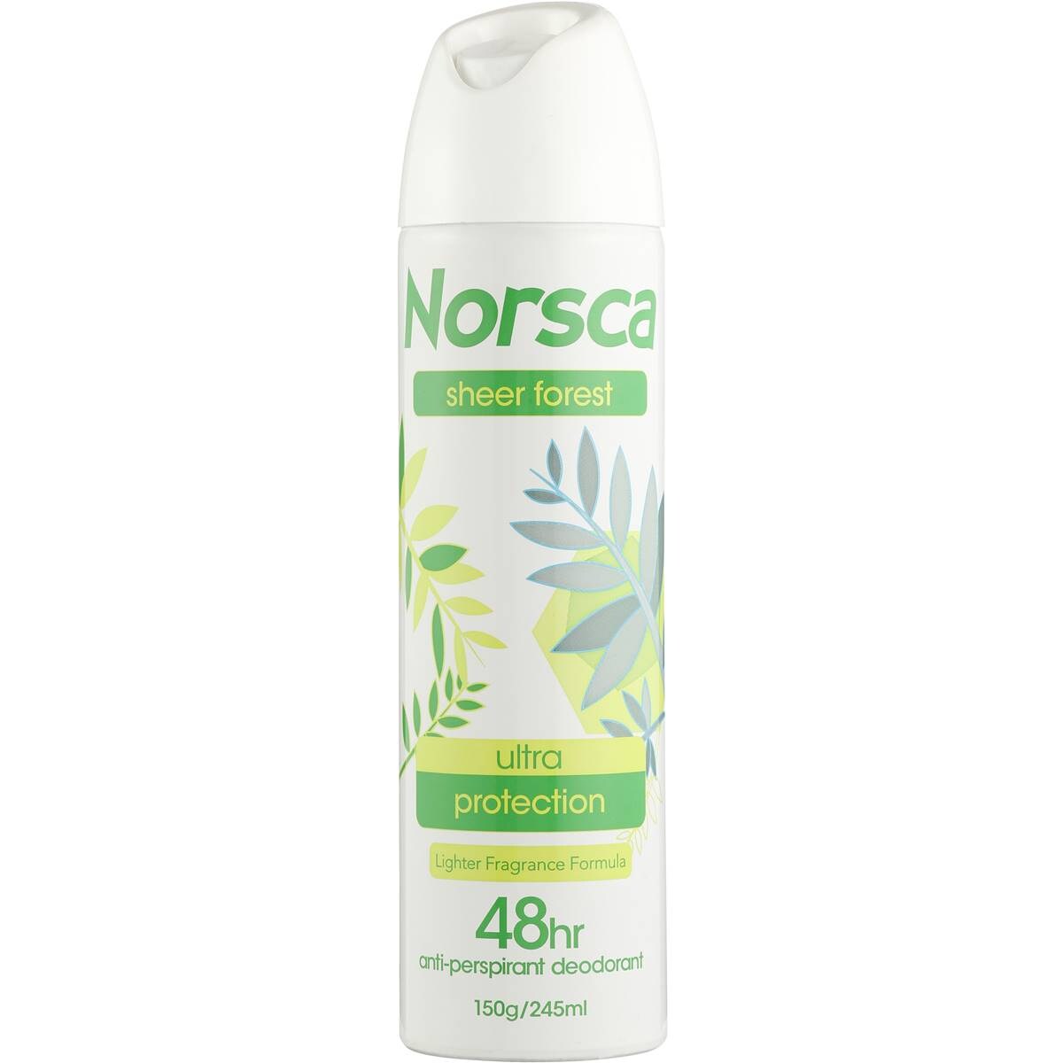 Norsca Sheer Forest Antiperspirant Deodorant 245ml Woolworths