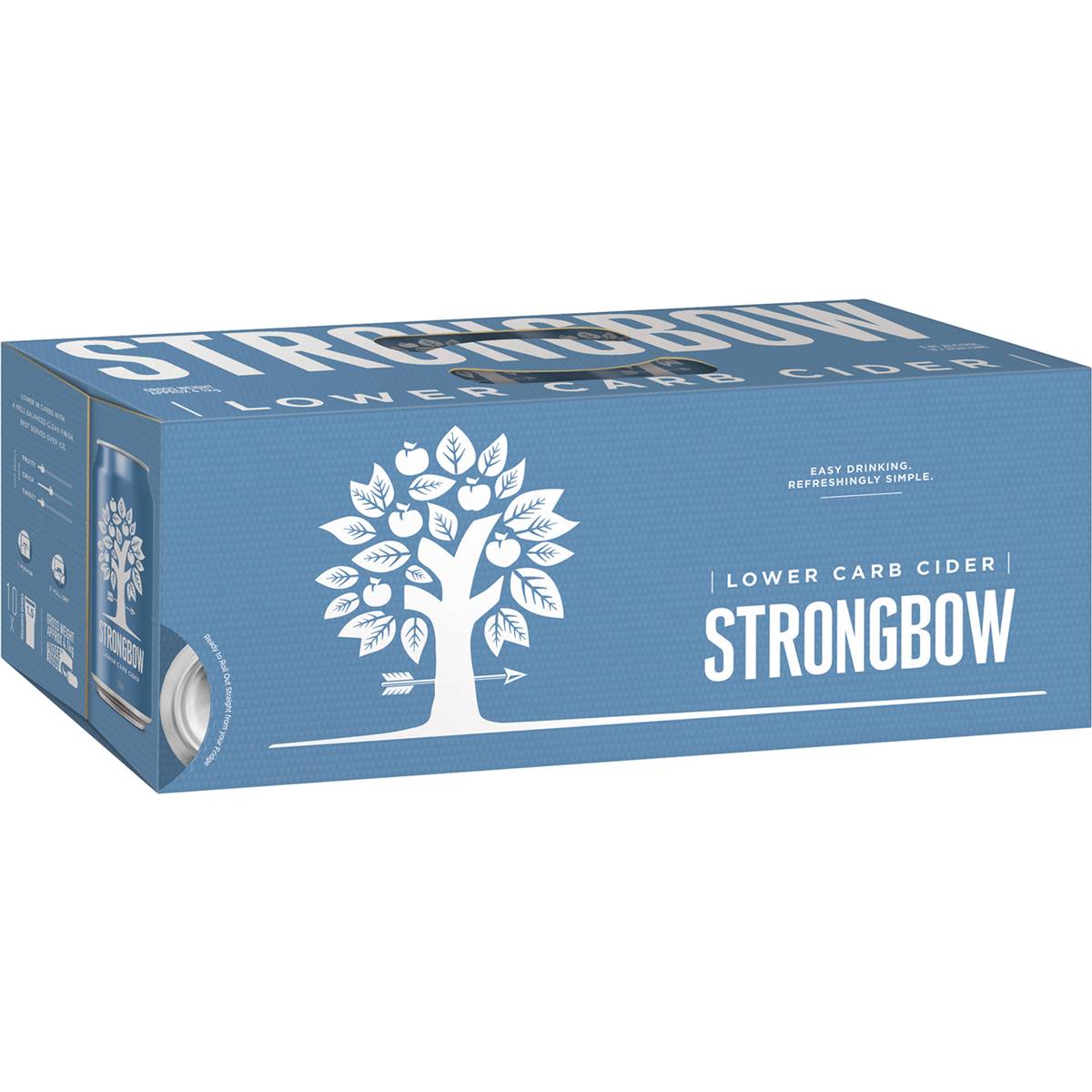 Strongbow Apple Cider Low Carb Cans 10x375ml Pack Woolworths
