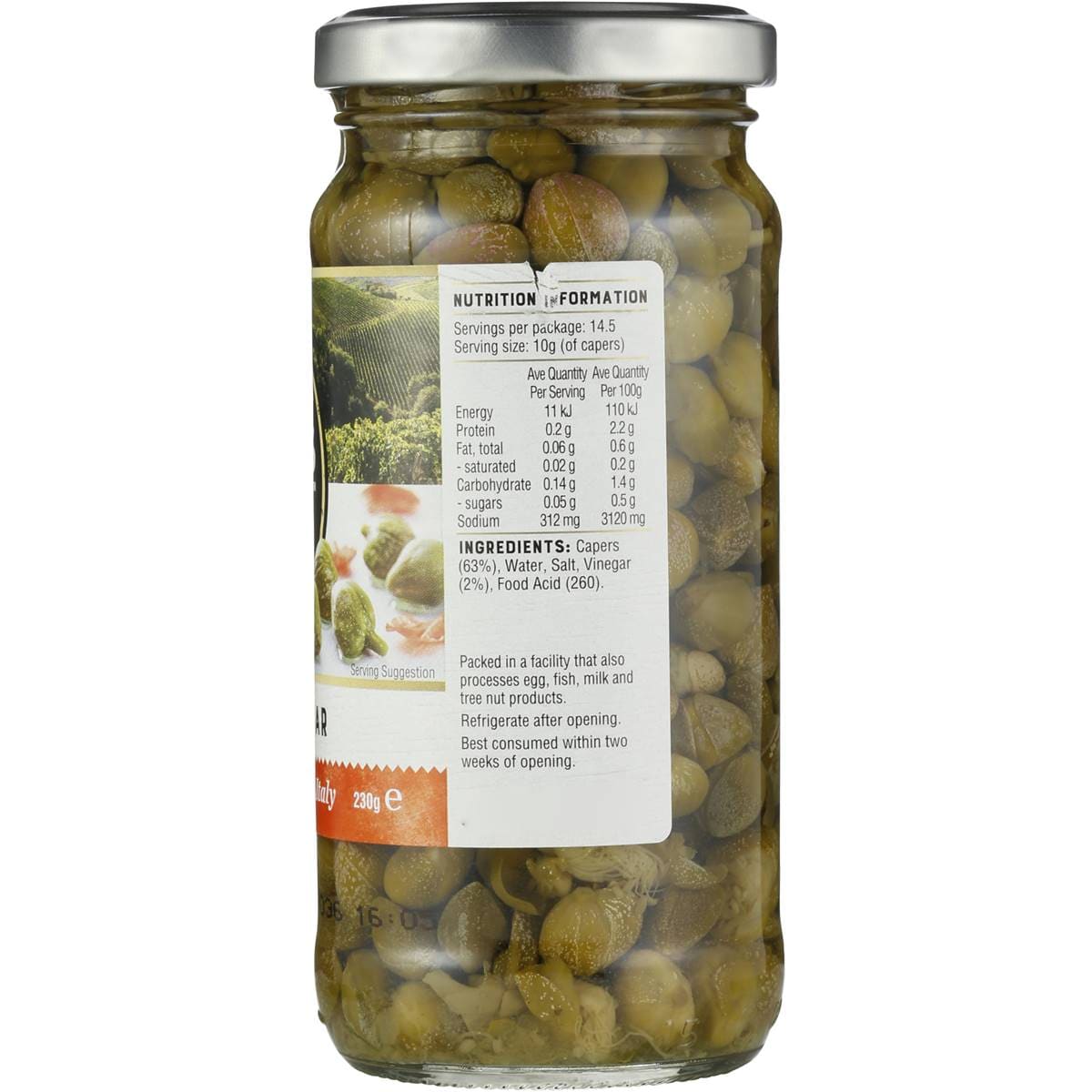 Always Fresh Capers Vinegar 230g Woolworths