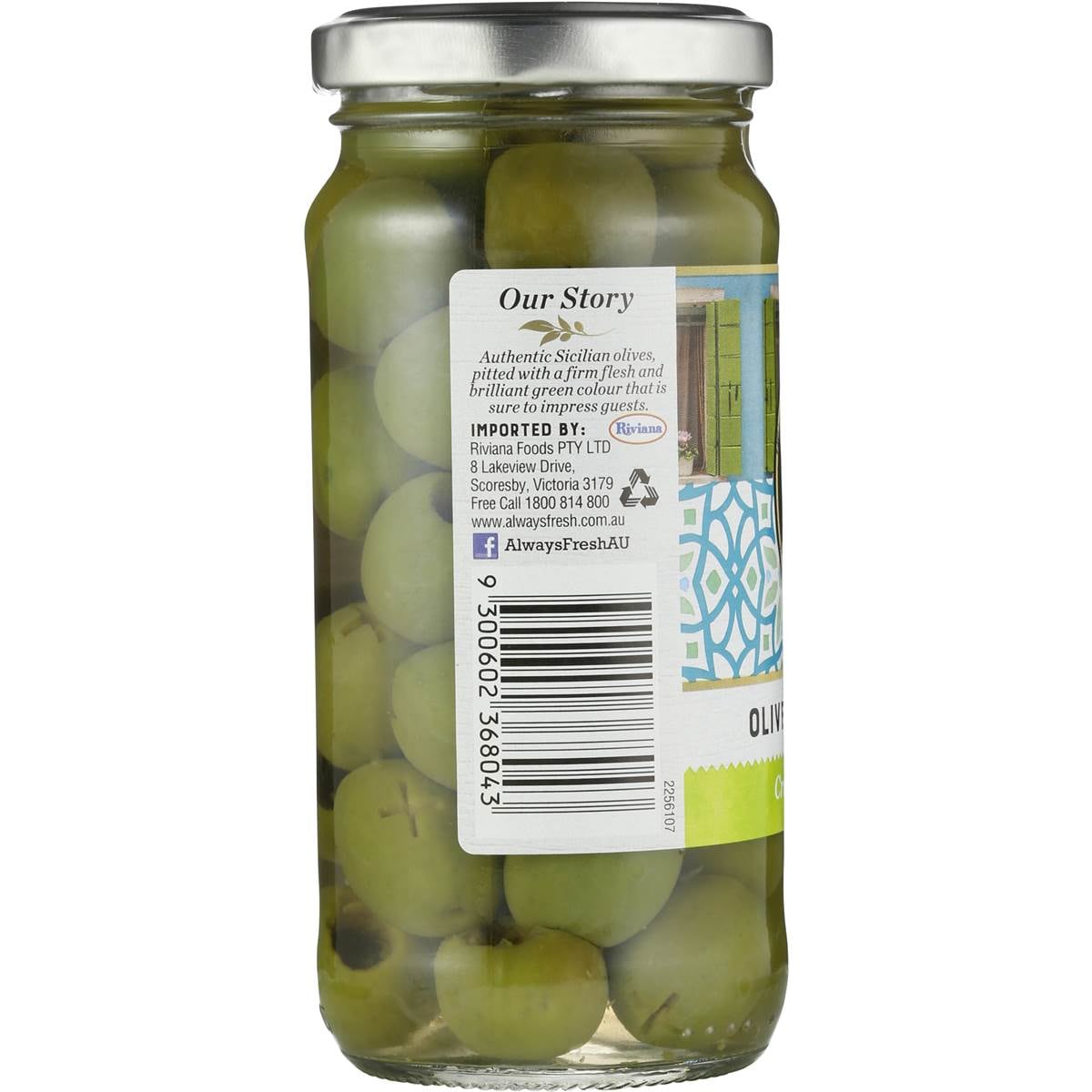 Always Fresh Sicilian Olives Pitted 230g Woolworths