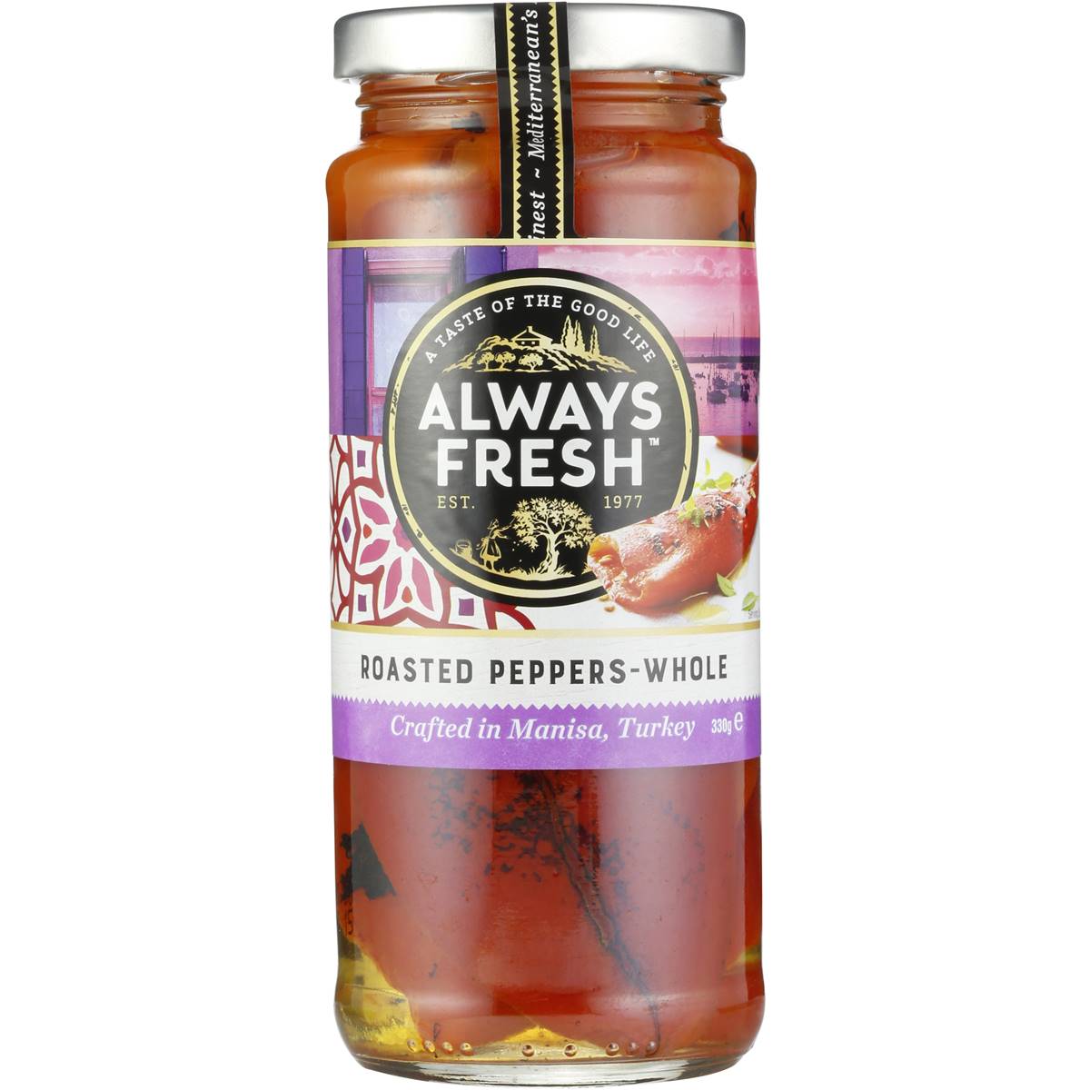 Always Fresh Roasted Peppers Whole 330g Woolworths