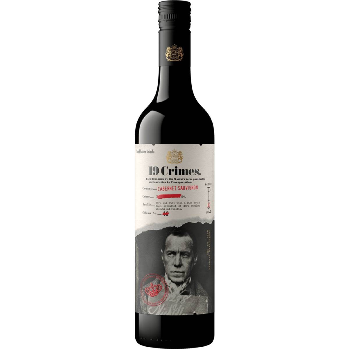 19 Crimes Sauvignon 750ml Woolworths