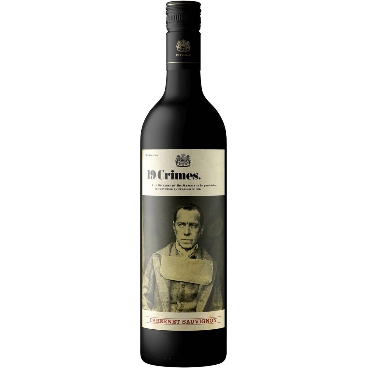 19 Crimes Cabernet Sauvignon 750ml Woolworths 19-crimes-cabernet-sauvignon-750ml-woolworths