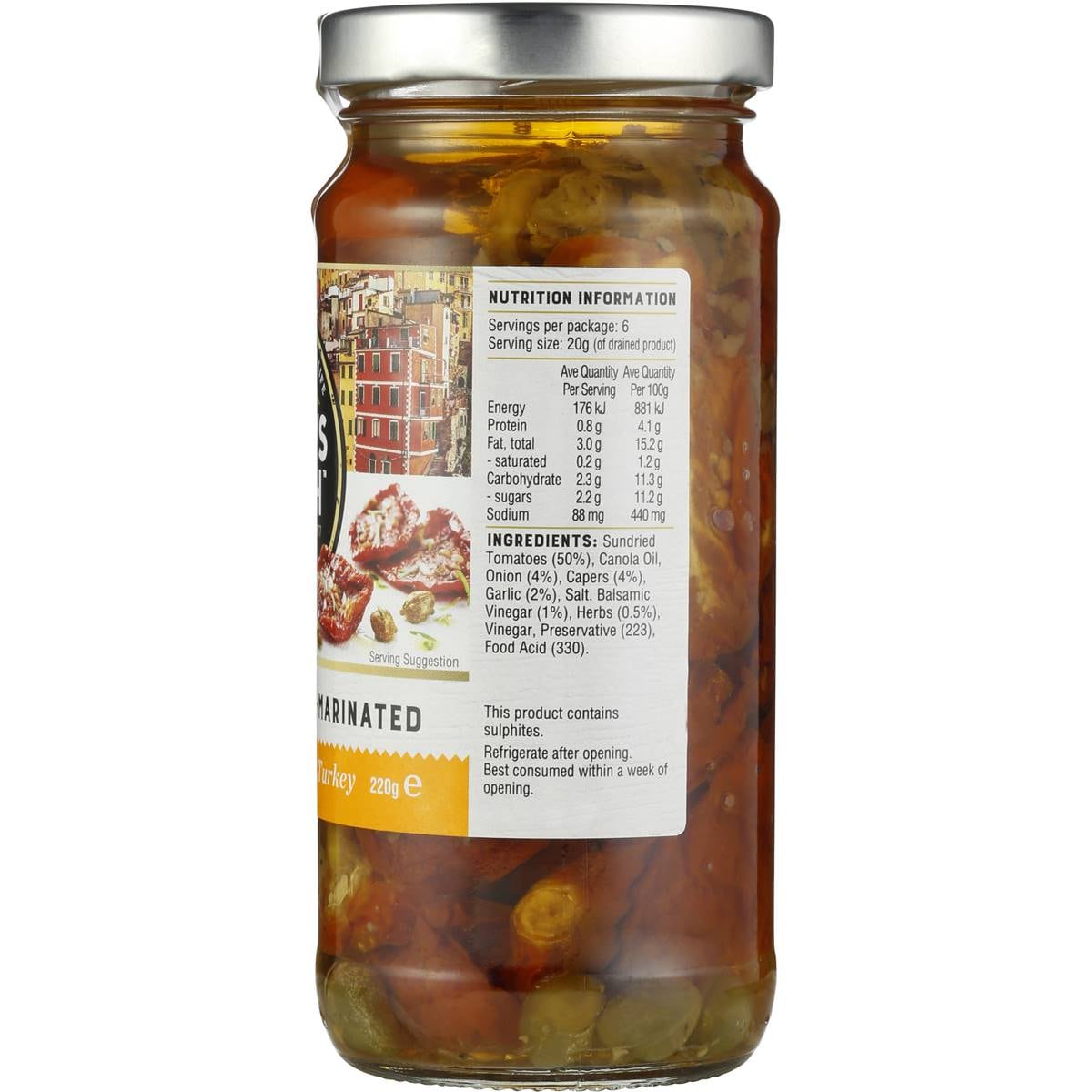 Always Fresh Sundried Tomatoes Marinated 220g Woolworths