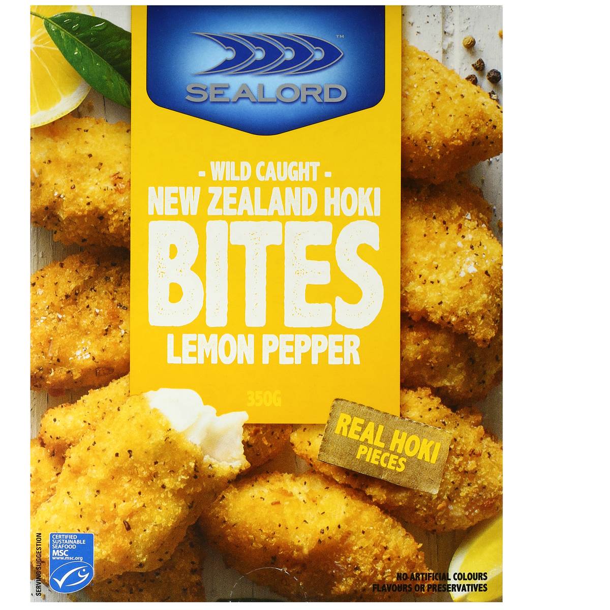 Sealord Hoki Fillets Fish Bites Lemon Pepper 350g Woolworths