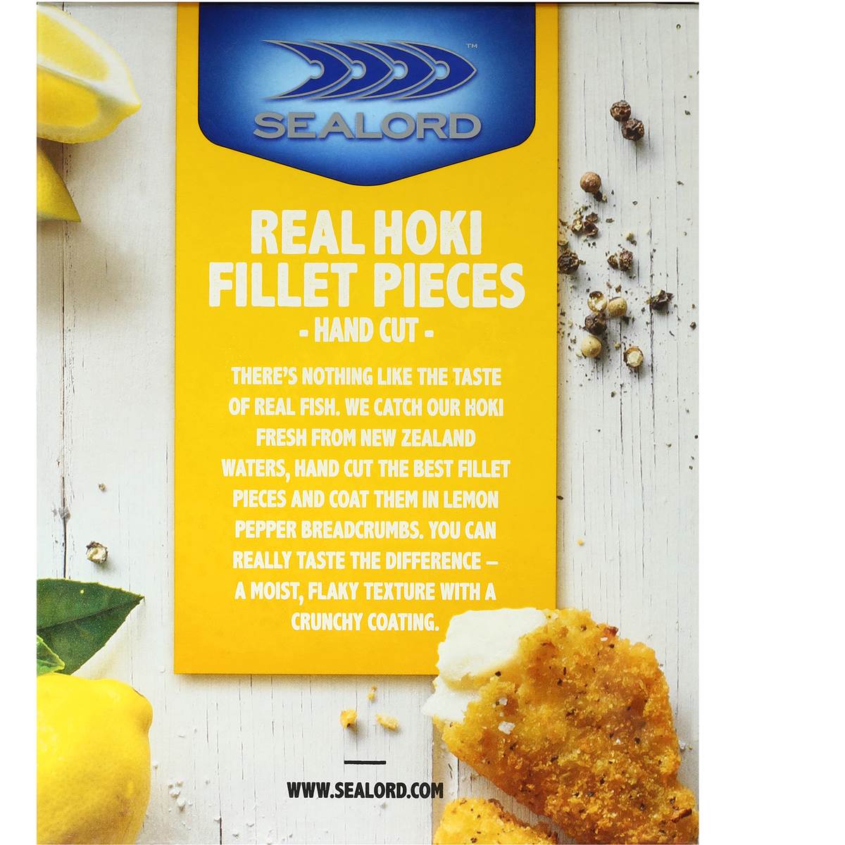 Sealord Hoki Fillets Fish Bites Lemon Pepper 350g Woolworths
