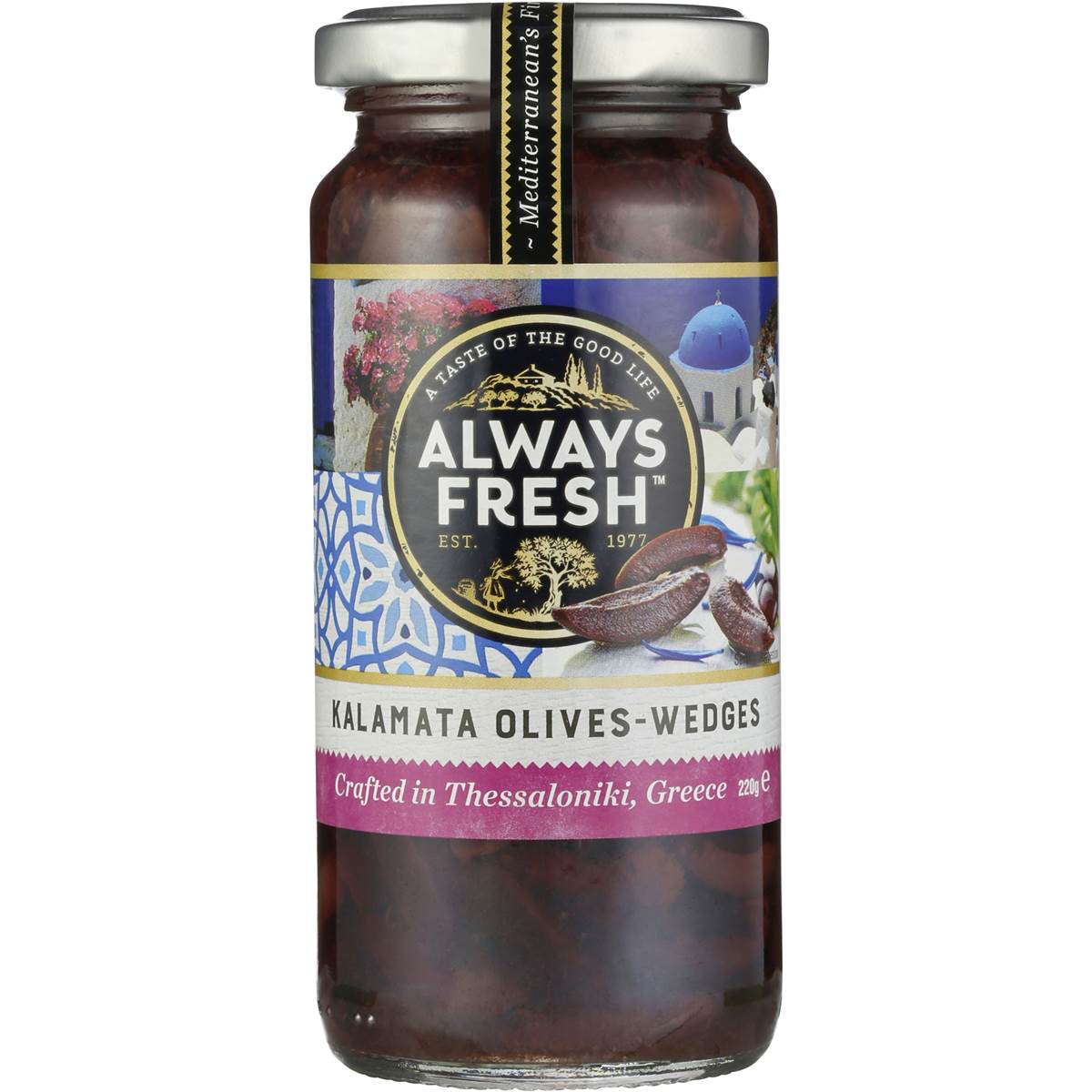 Always Fresh Kalamata Olives Wedges 220g Woolworths