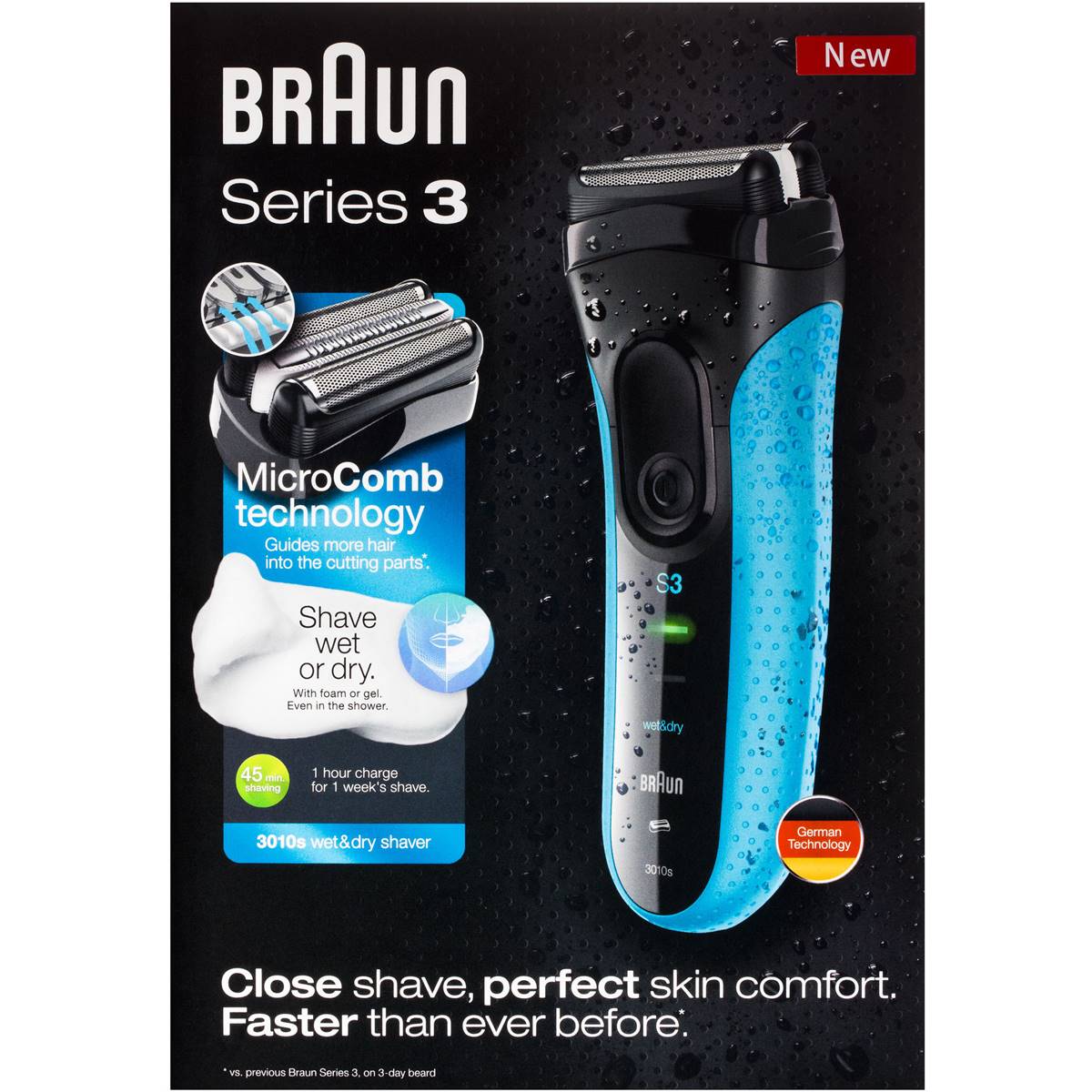 Braun Electric Shaver Series 3 Each Woolworths