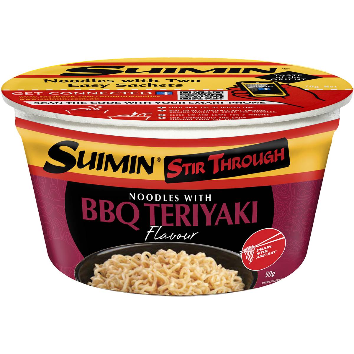 Suimin Noodle Bowl Bbq Teriyaki 90g Woolworths