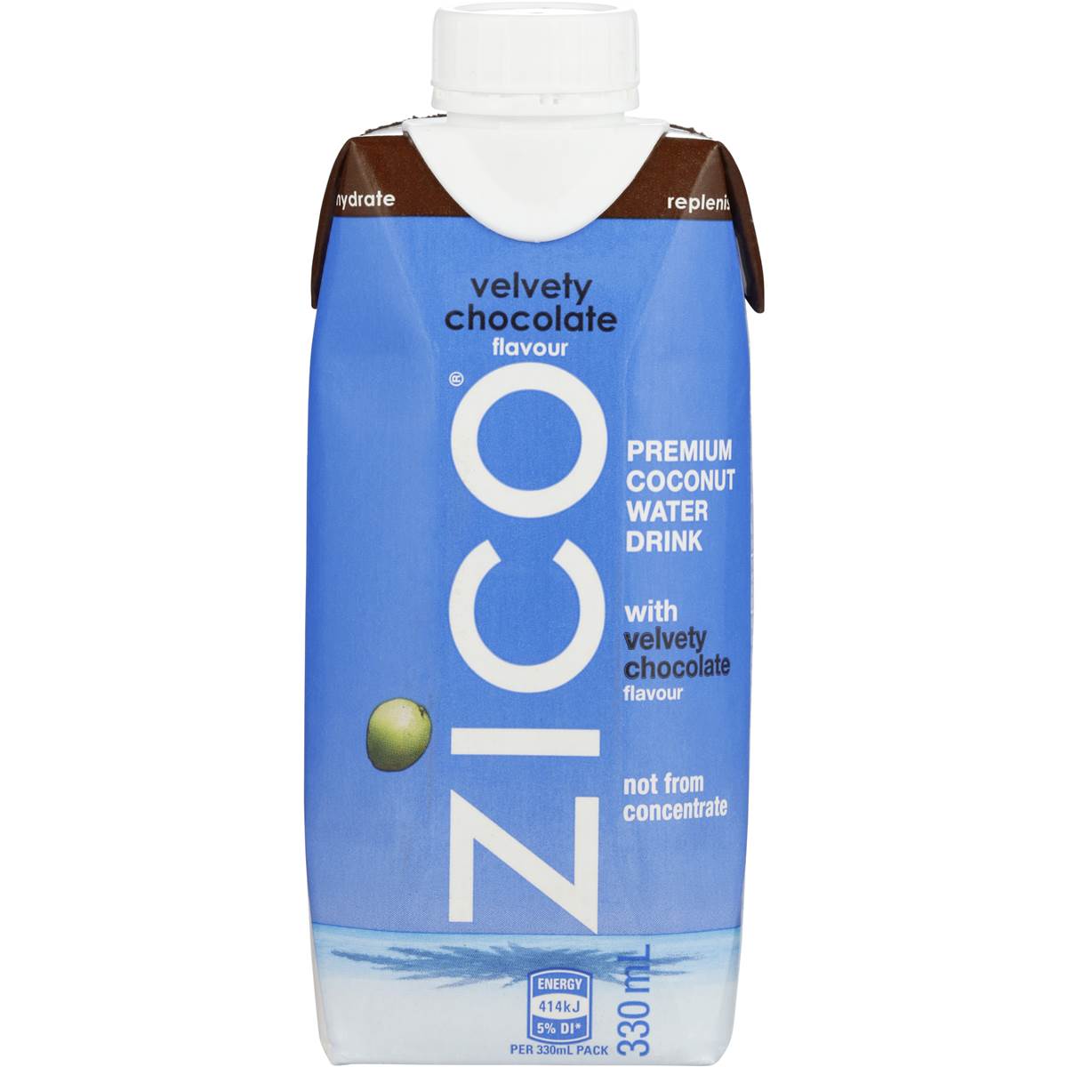 Zico Coconut Water Chocolate 330ml Bottle Woolworths