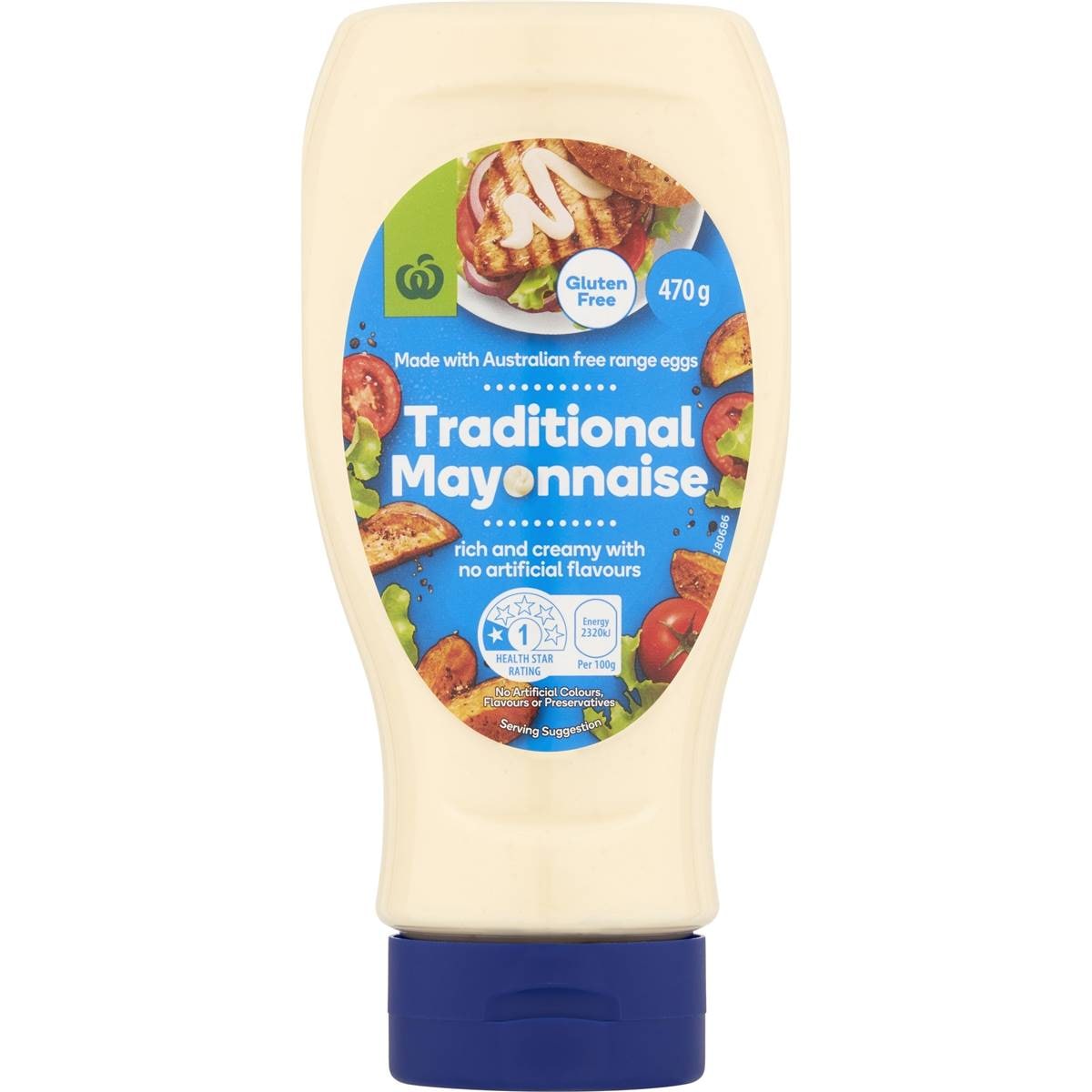 Woolworths Traditional Mayonnaise 470g Woolworths