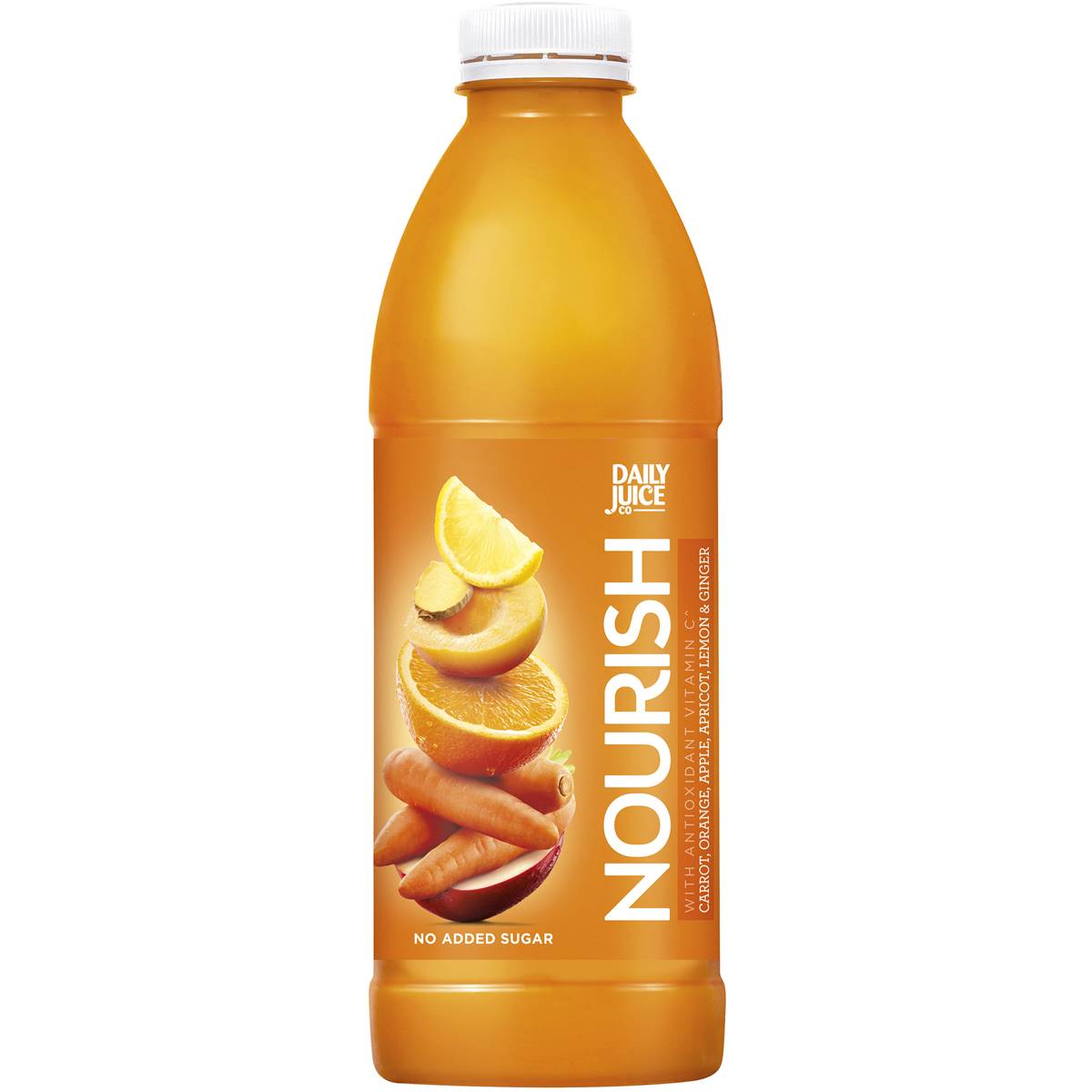 Daily Juice Nourish Carrot Orange Apple Aprico Ginger