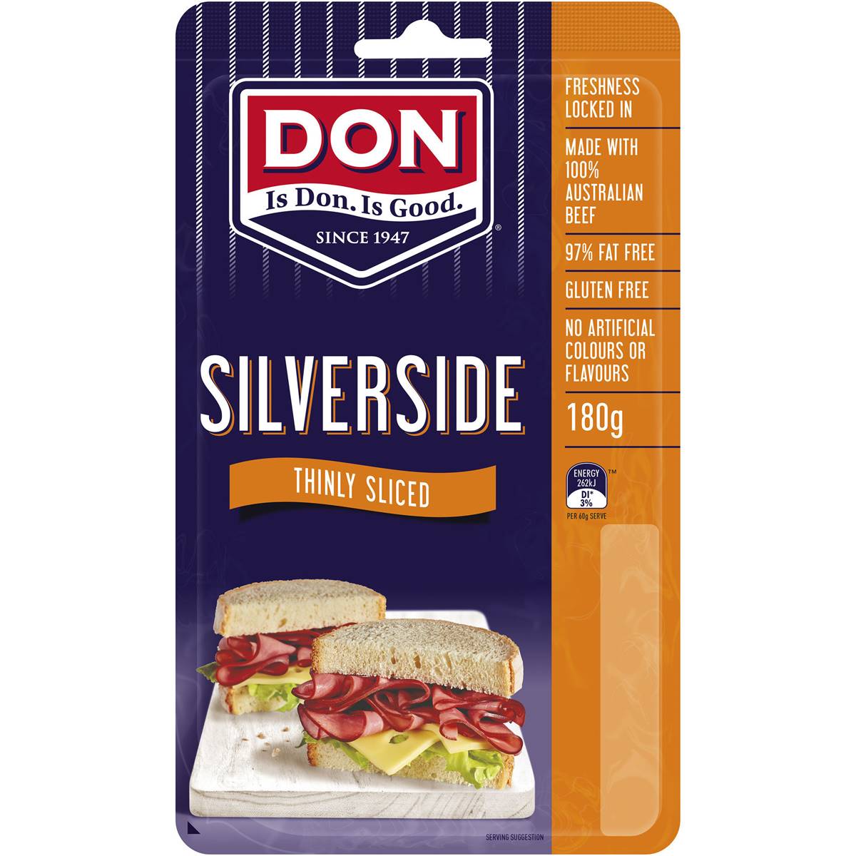 Don Sliced Silverside 180g Woolworths