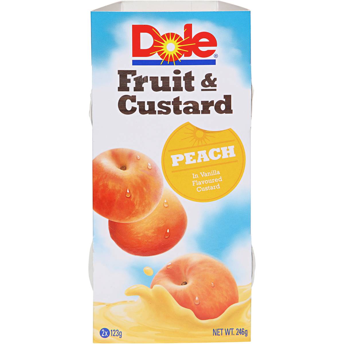 Dole Fruit & Custard Peach