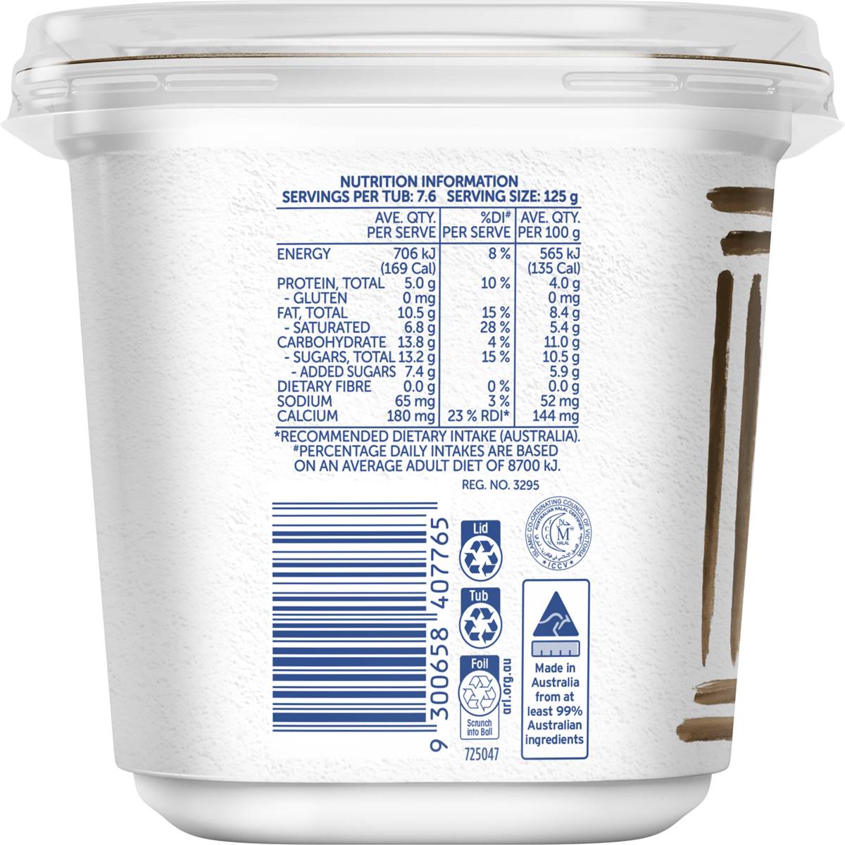 Farmers Union Greek Style Yogurt Vanilla 950g | Woolworths