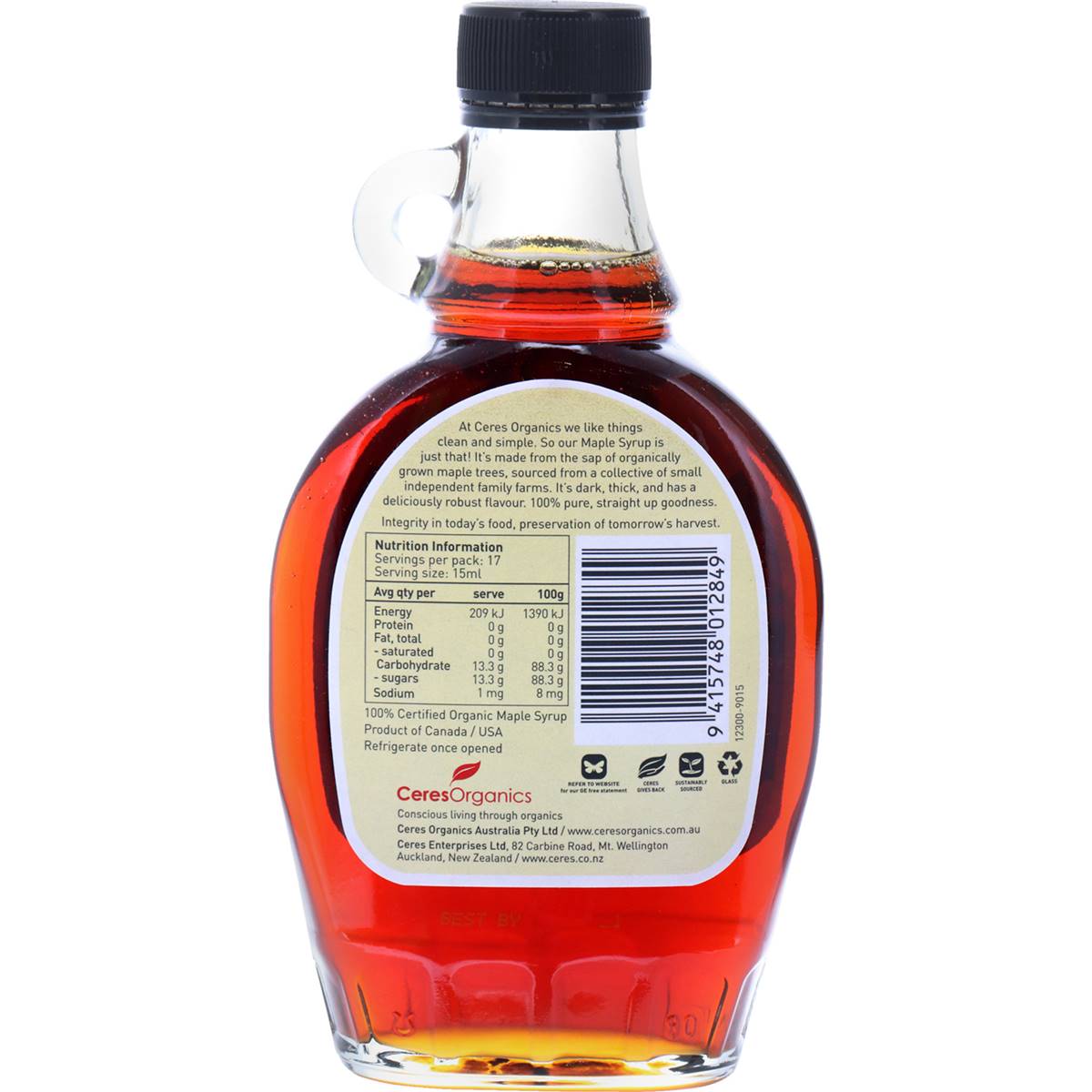 Ceres Organics Maple Syrup Woolworths