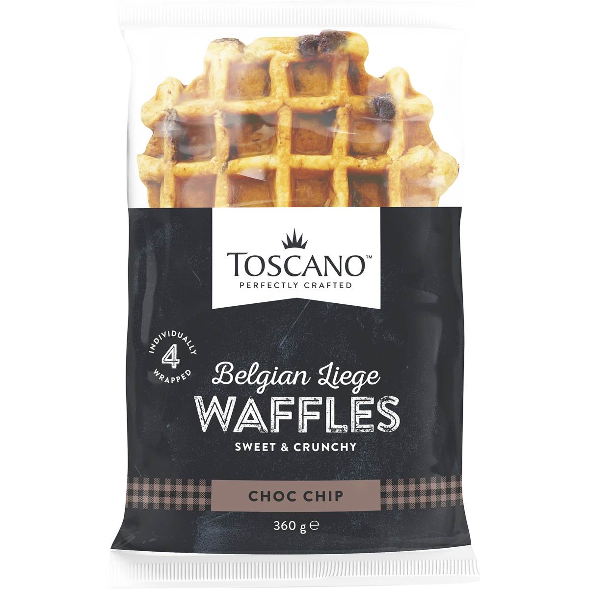 Toscano Waffles Choc Chip 360g Woolworths