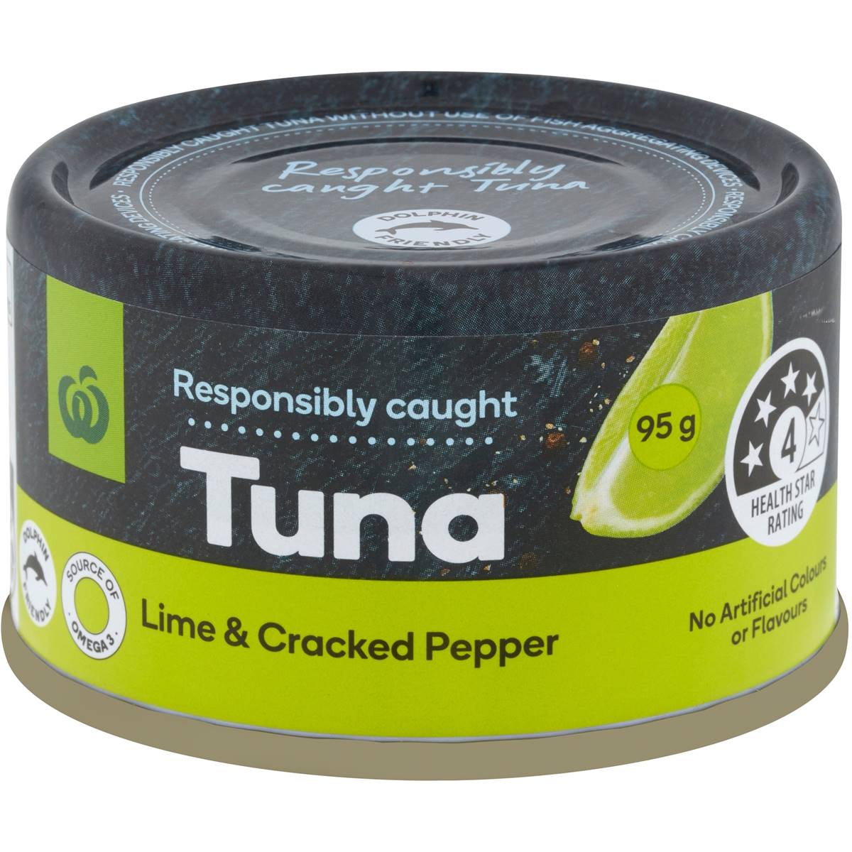 Woolworths Tuna Lime & Cracked Pepper 95g Woolworths